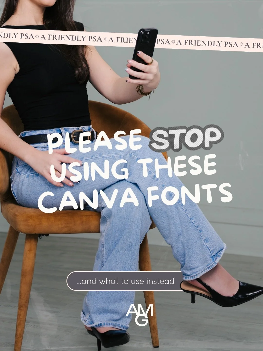 If you use Brittany&hellip; we still love you. But let us help. 🤝
 
This is your *official* notice that we are retiring a few very overused Canva fonts but don&rsquo;t worry, we are sharing what to use instead to instantly elevate your brand.
 
Smal