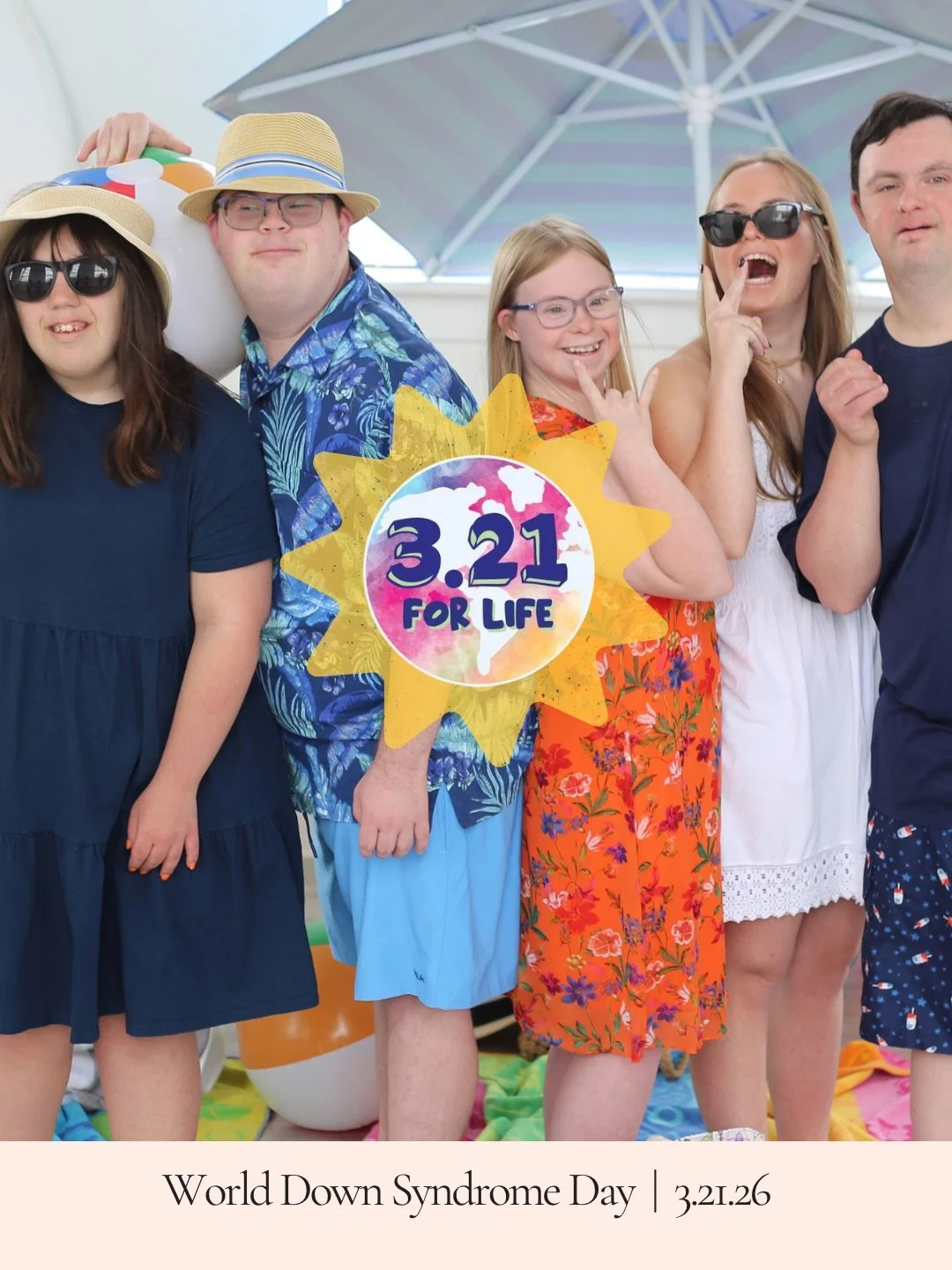 Today is World Down Syndrome Day 💛

We&rsquo;re so proud to support 321 for Life with visual elements to help bring their annual event (and their mission) to life. This year&rsquo;s Beach Bash wasn&rsquo;t just a theme, it became a full experience.
