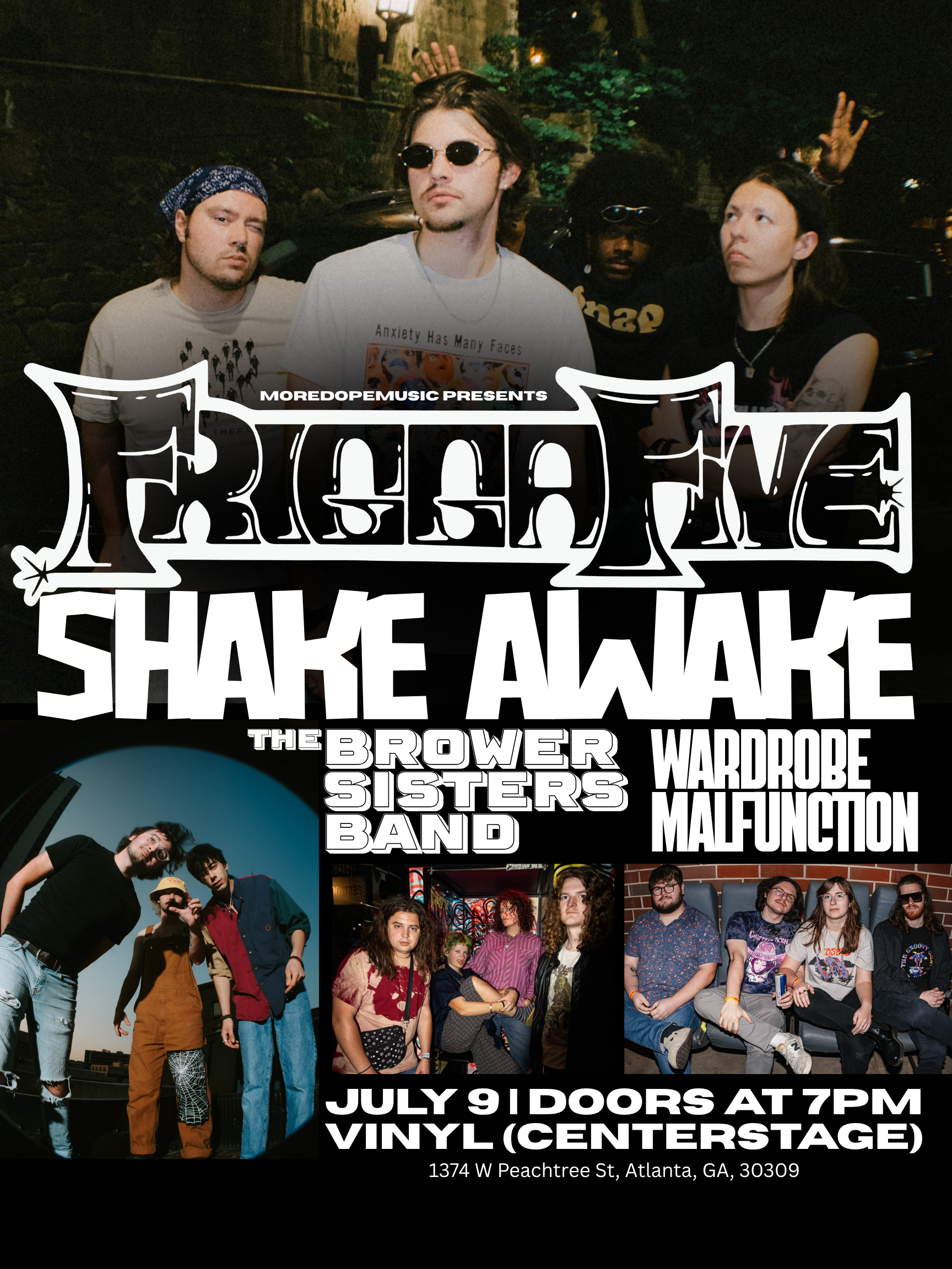 Indie band show poster