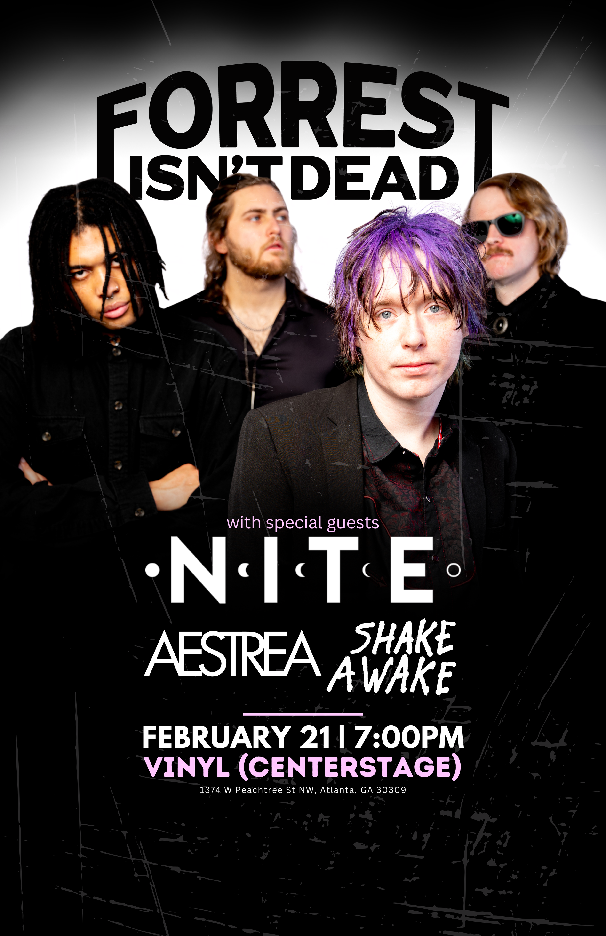 Forrest Isn’t Dead with NITE x Aestrea x Shake Awake at Vinyl-Centerstage (Atlanta, GA)