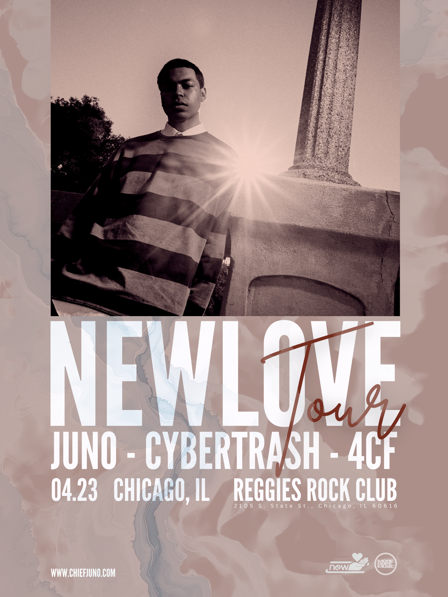 Juno with Cybertrash + 4CF at Reggies Rock Club (Chicago, IL)