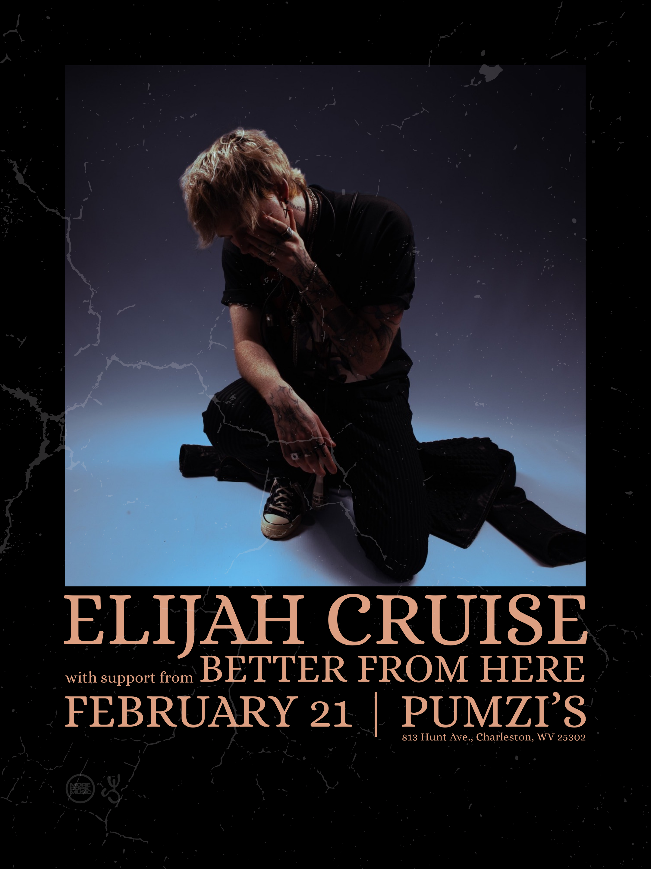 Elijah Cruise with Better From Here at Pumzi's (Charleston, WV)