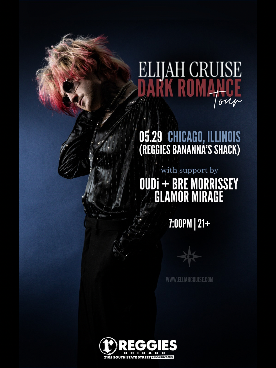 Elijah Cruise + OUDi with Glamor Mirage and Bre Morrissey at Reggies Bananna's Shack (Chicago, IL)