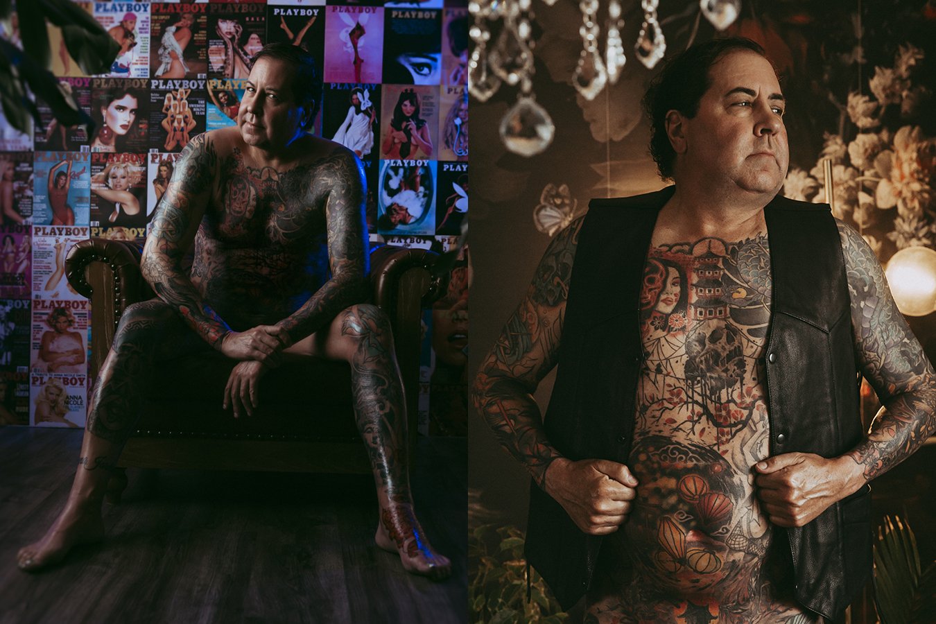Man photographed during his boudoir session at Calie Brianna Boudoir in Edmonton