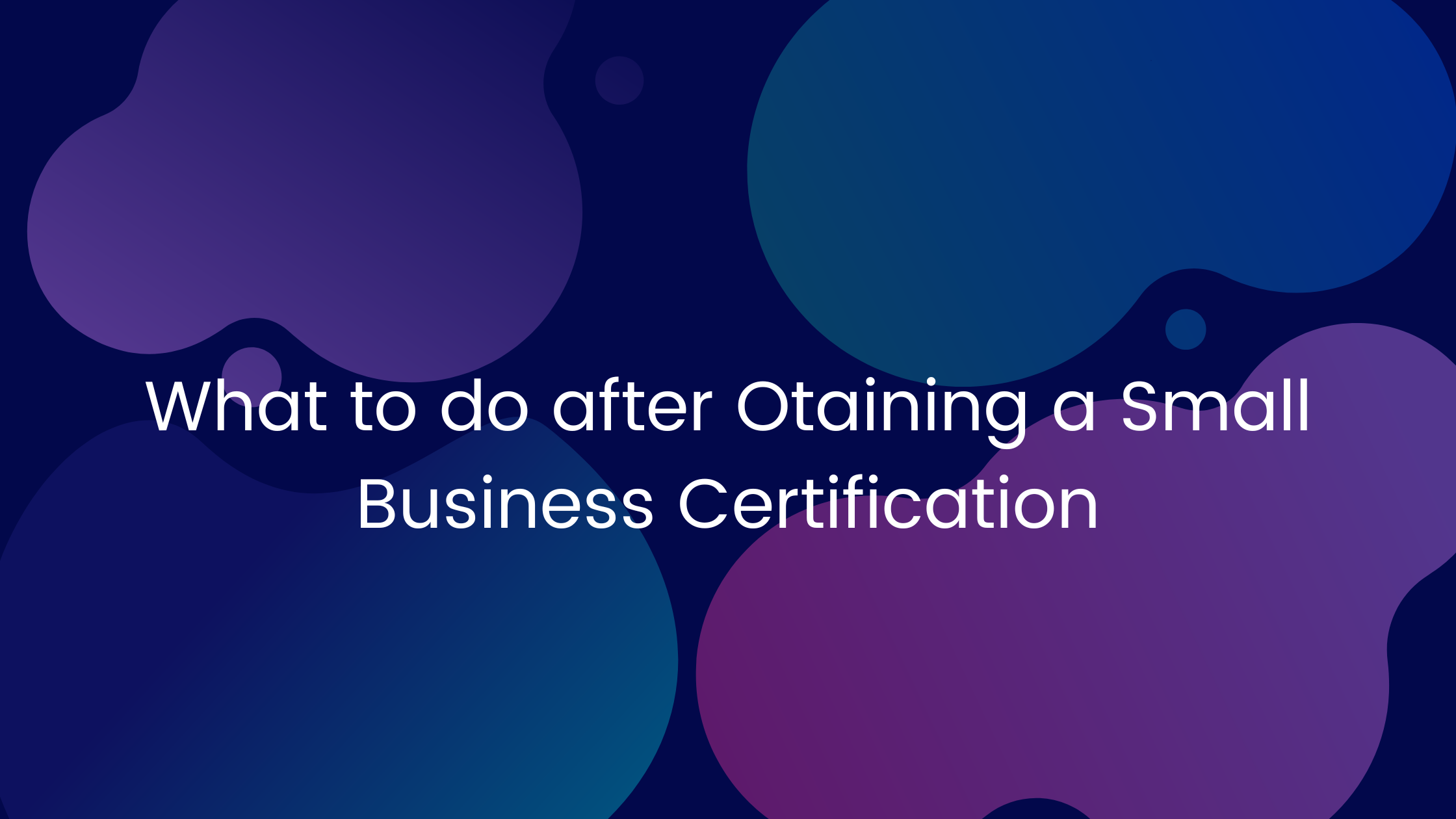 What to do after Obtaining Certifications