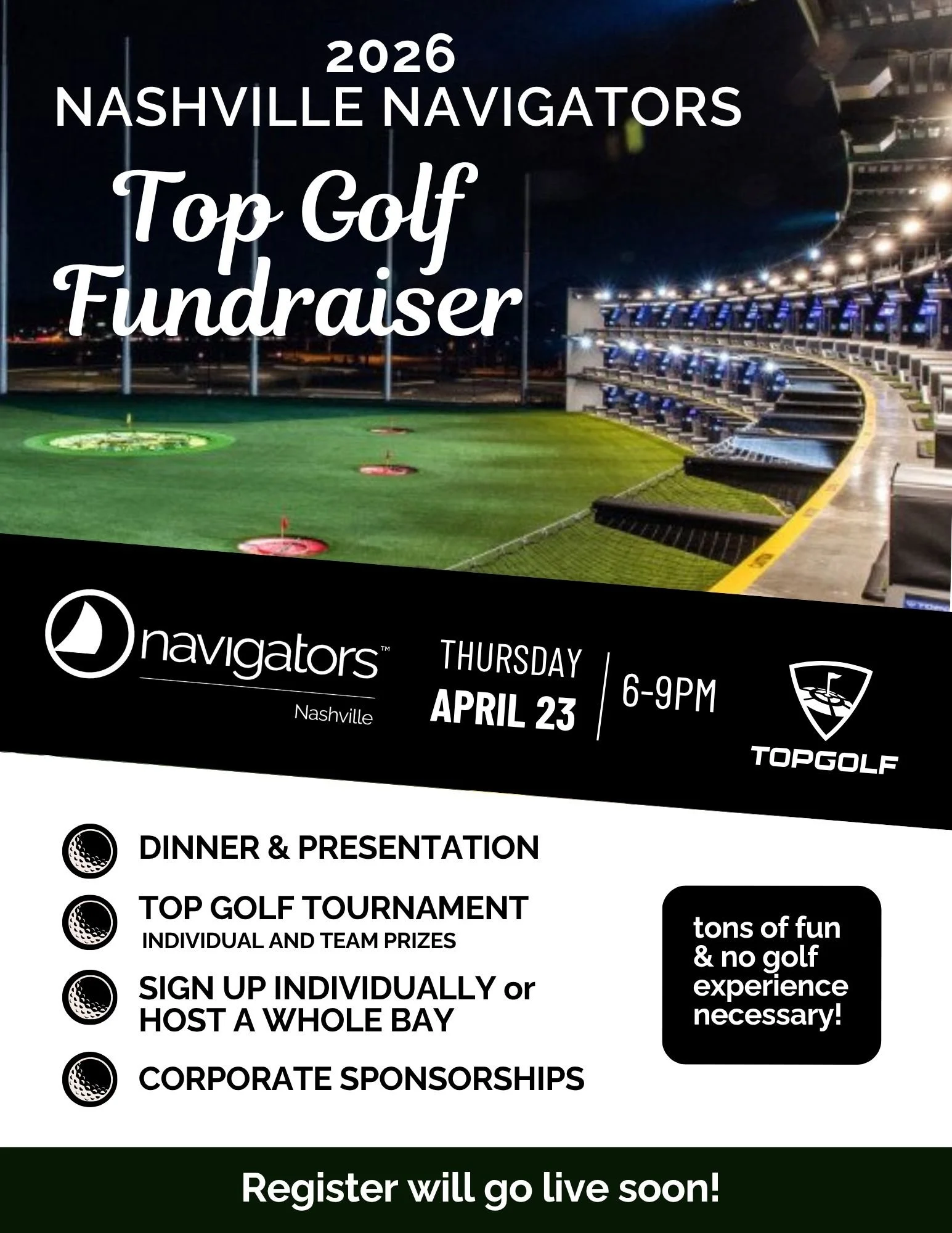 2026 Top Golf Fundraiser