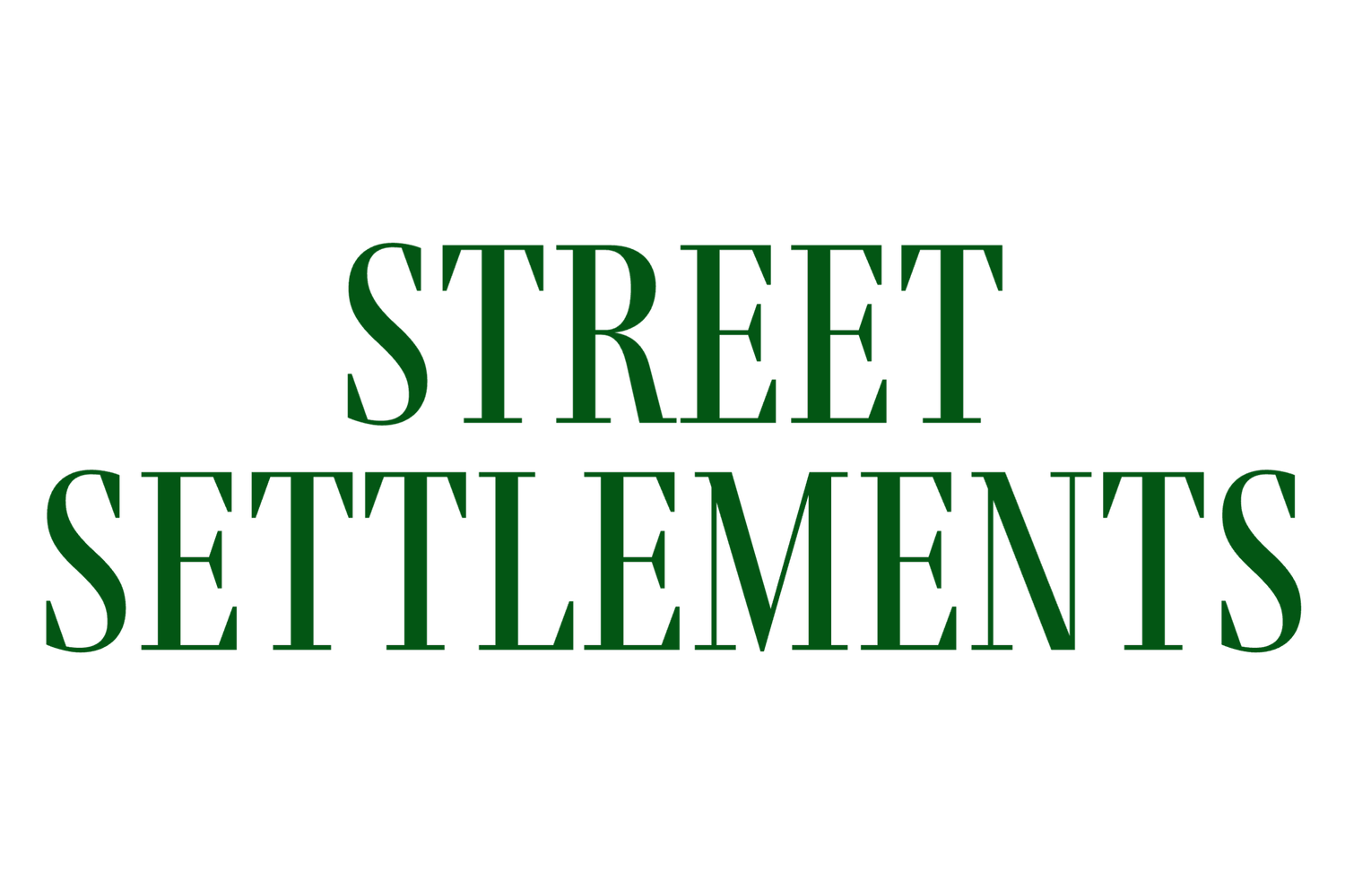 Street Settlements