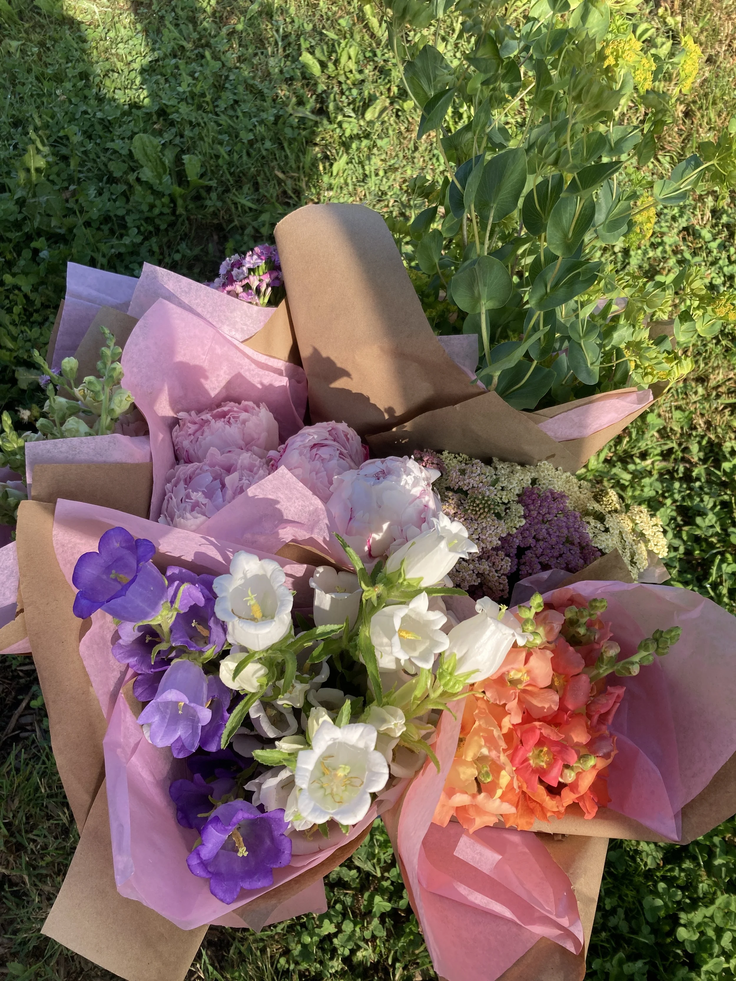 Locally grown flowers for wedding diy