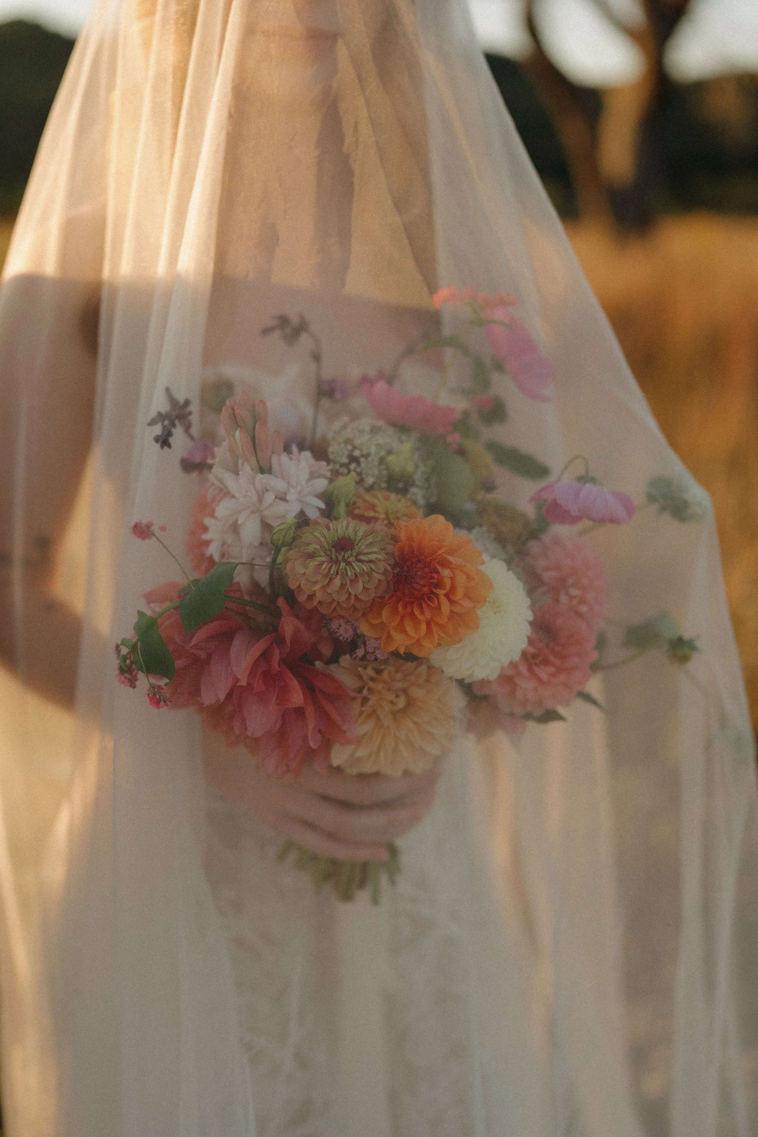 Tuberose and Dahlia Bouquet