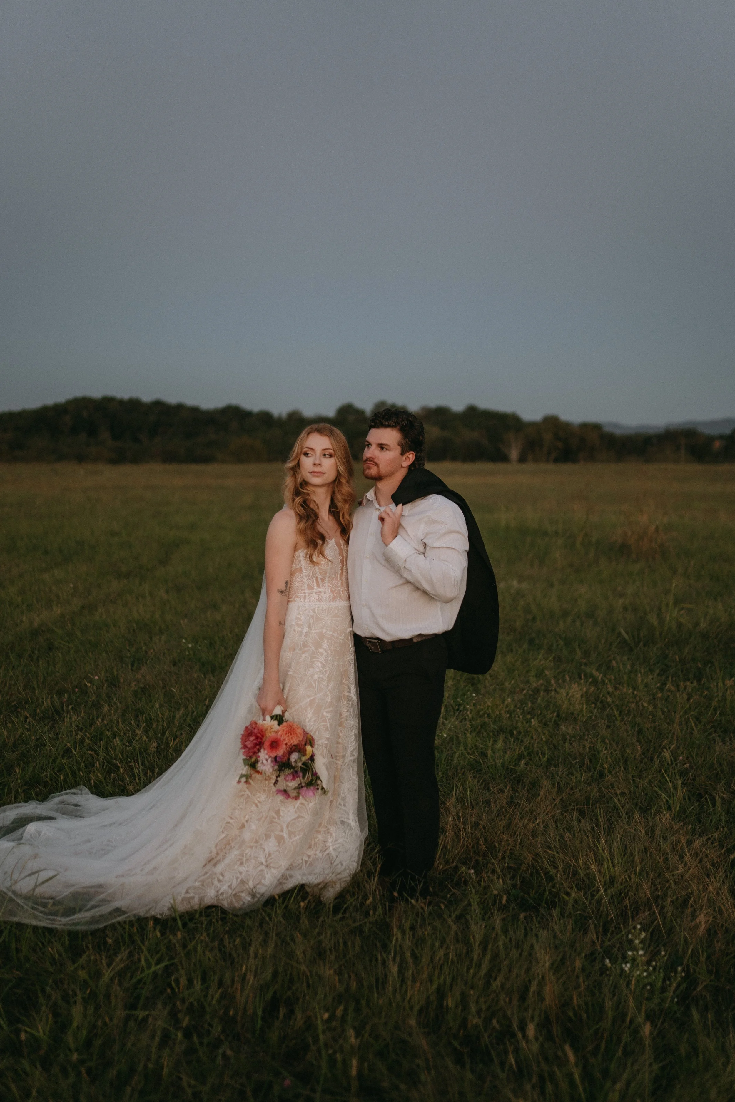 Tuberose and Dahlia Bouquet