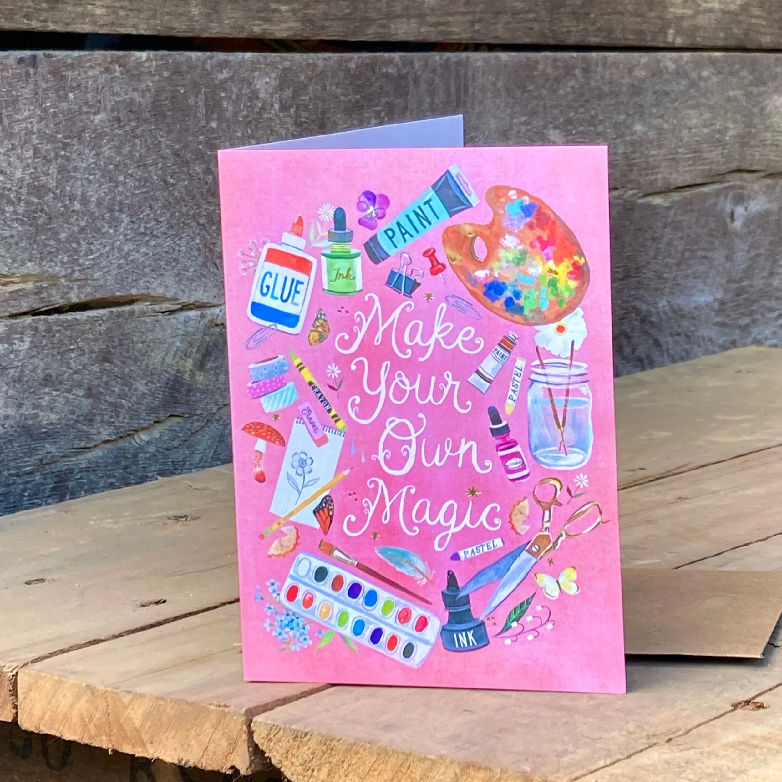 Make Your Own Magic - Birthday Card