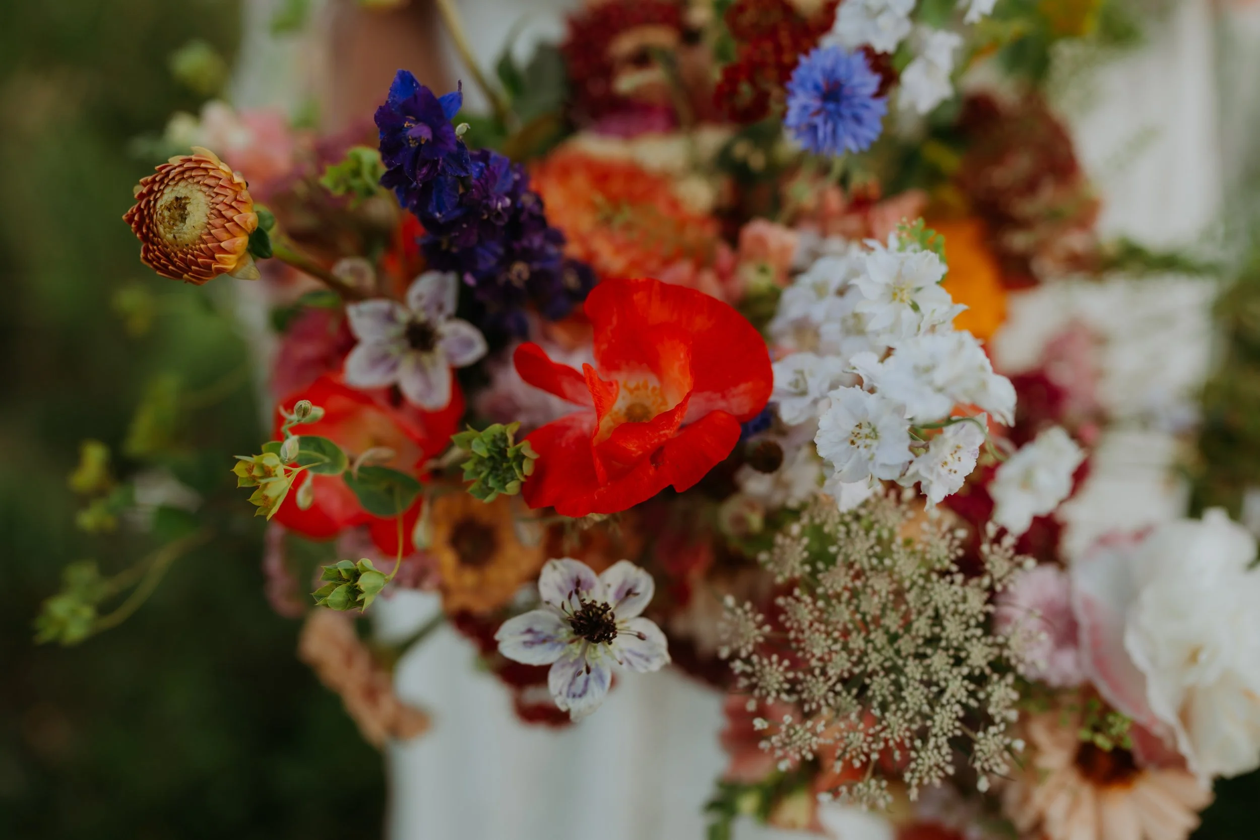 NC High Country mountain elopement ceremony flowers