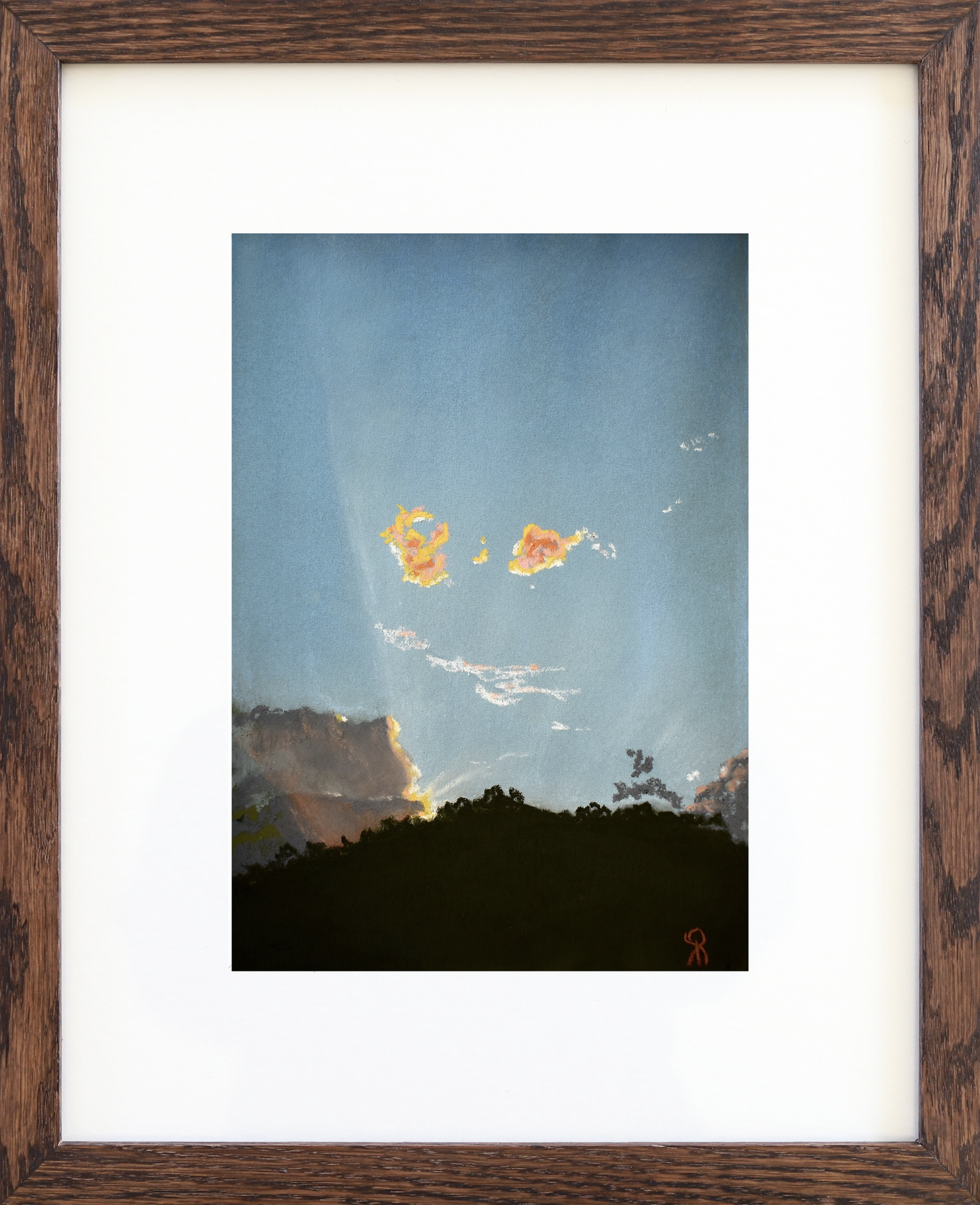 Final Show, 2024
Soft Pastel on 340gsm watercolour paper
Image: 24x17cm, Frame: 39x32cm
(sold)