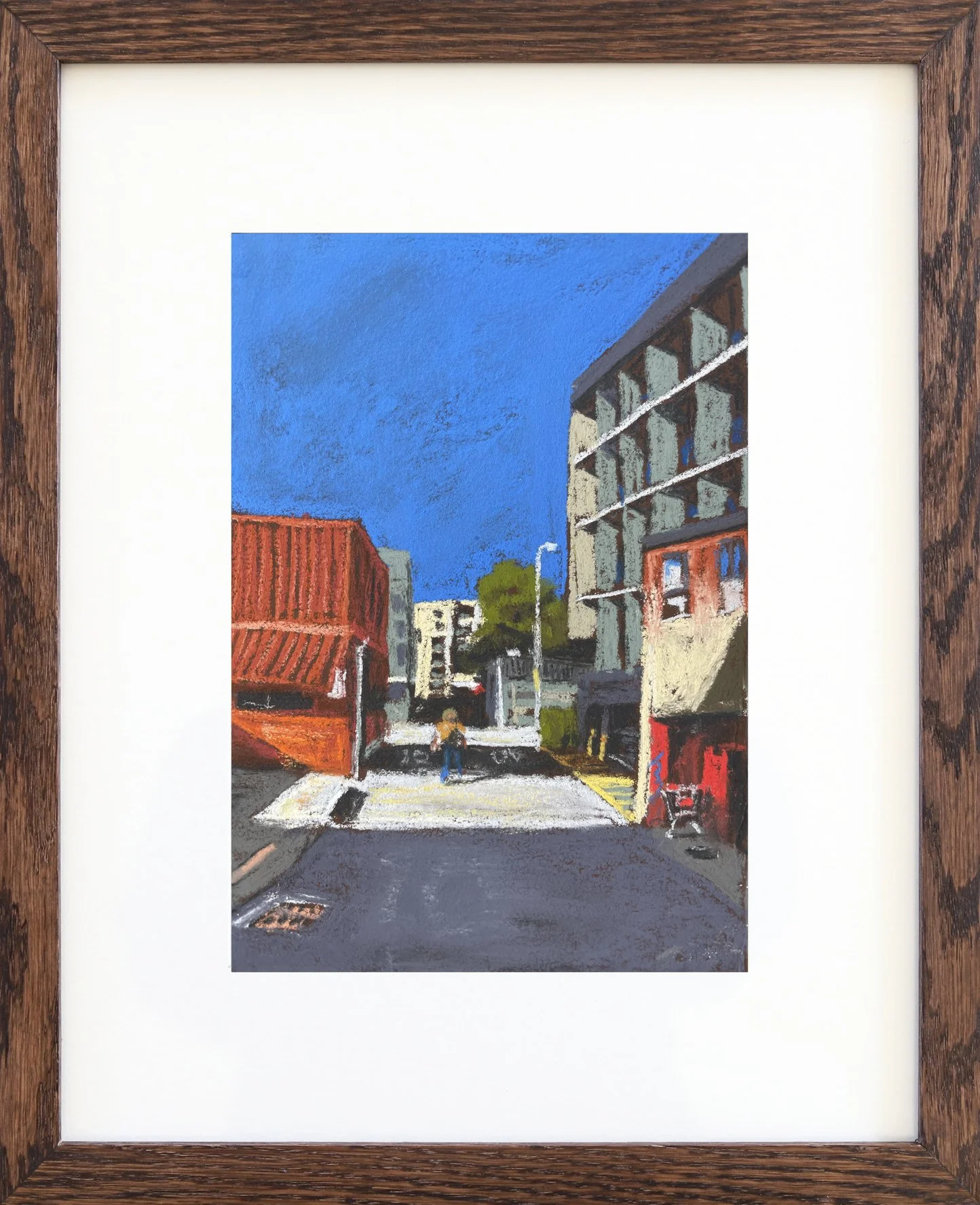 Kiera Lane | 2023
Soft Pastel on 340gsm watercolour paper
Image: 19.5cmx13.5cm, Frame: 34.5x28.5cm
$290 AUD  (Framed)
Enquire to purchase