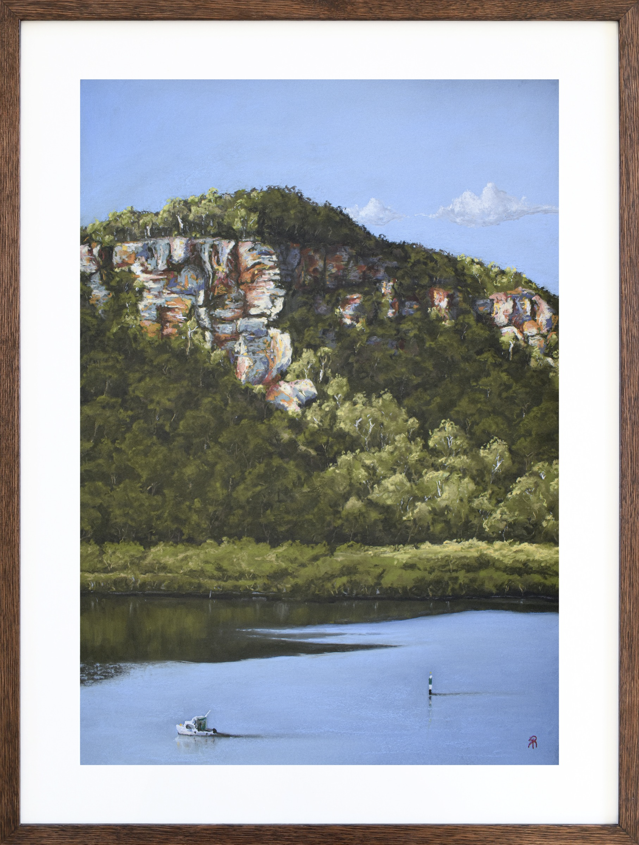 Long Shadow and Sunlight, 2024
Soft Pastel on 340gsm watercolour paper
Image: 67x47cm, Frame: 82x62cm
(sold)