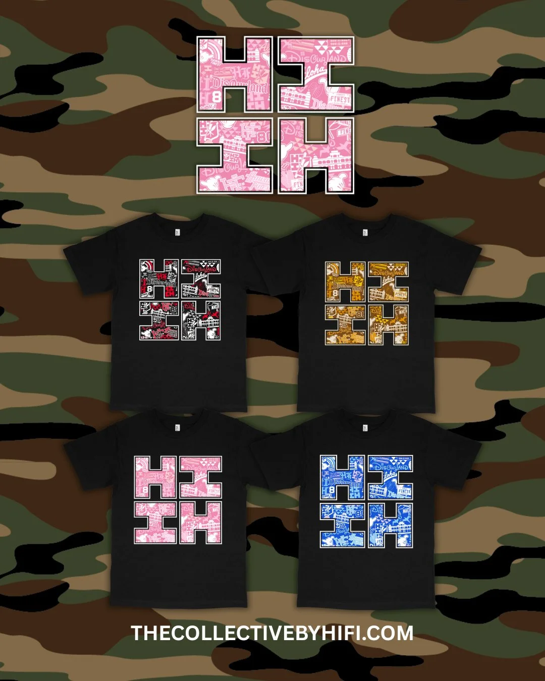 Couldn't make it to our last Pop-Up Shop? No worries, we've got you covered and offering DisOurLand T-Shirts In Store x Online #TheCollectivebyHIFI