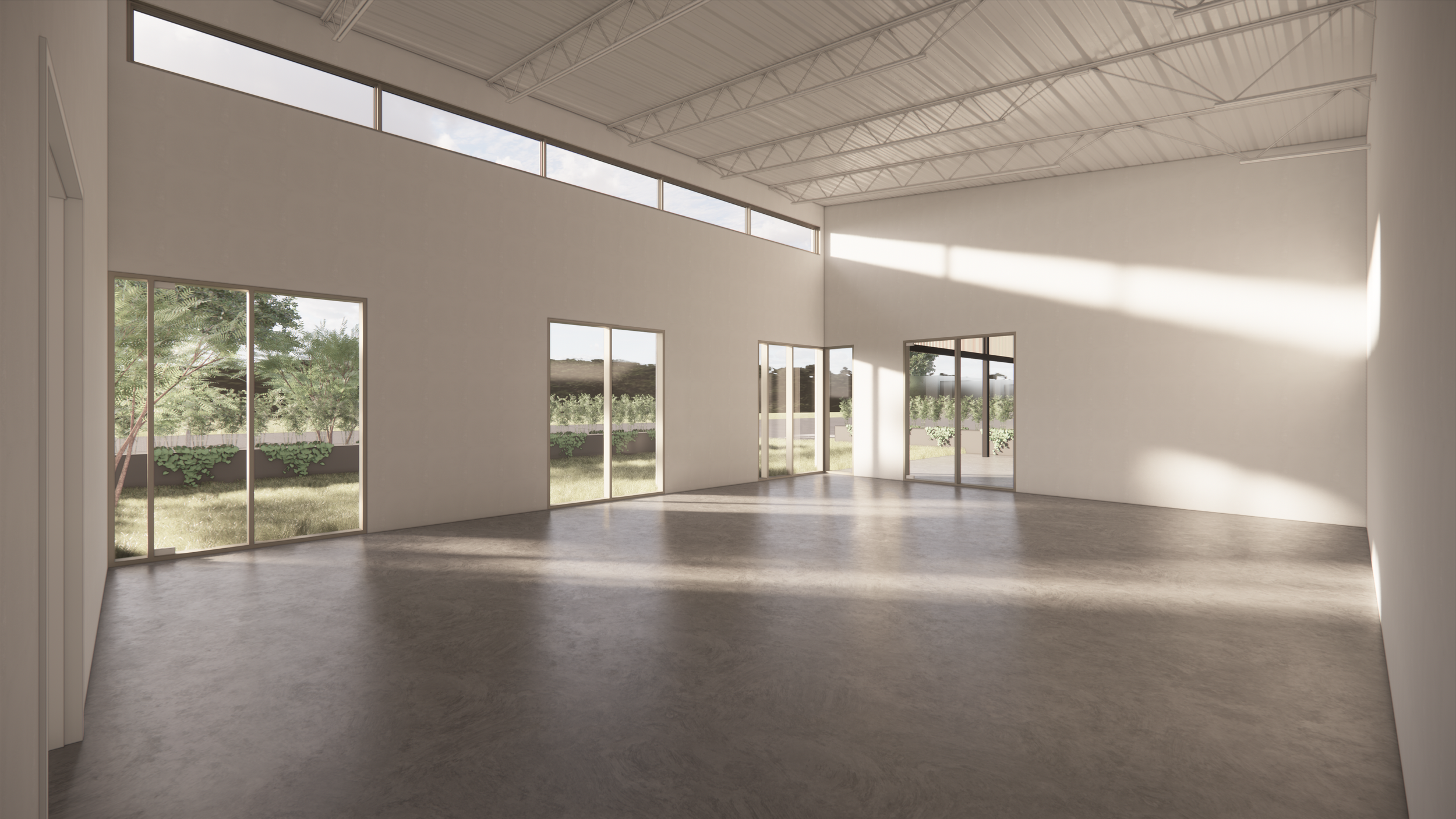 COFFEE HQ - New Construction Restaurant and Bar in Austin, TX for local coffee company. Custom Architecture and Interior Design services. Custom furniture design, lighting design and selection, custom millwork complement all-new kitchens, event space