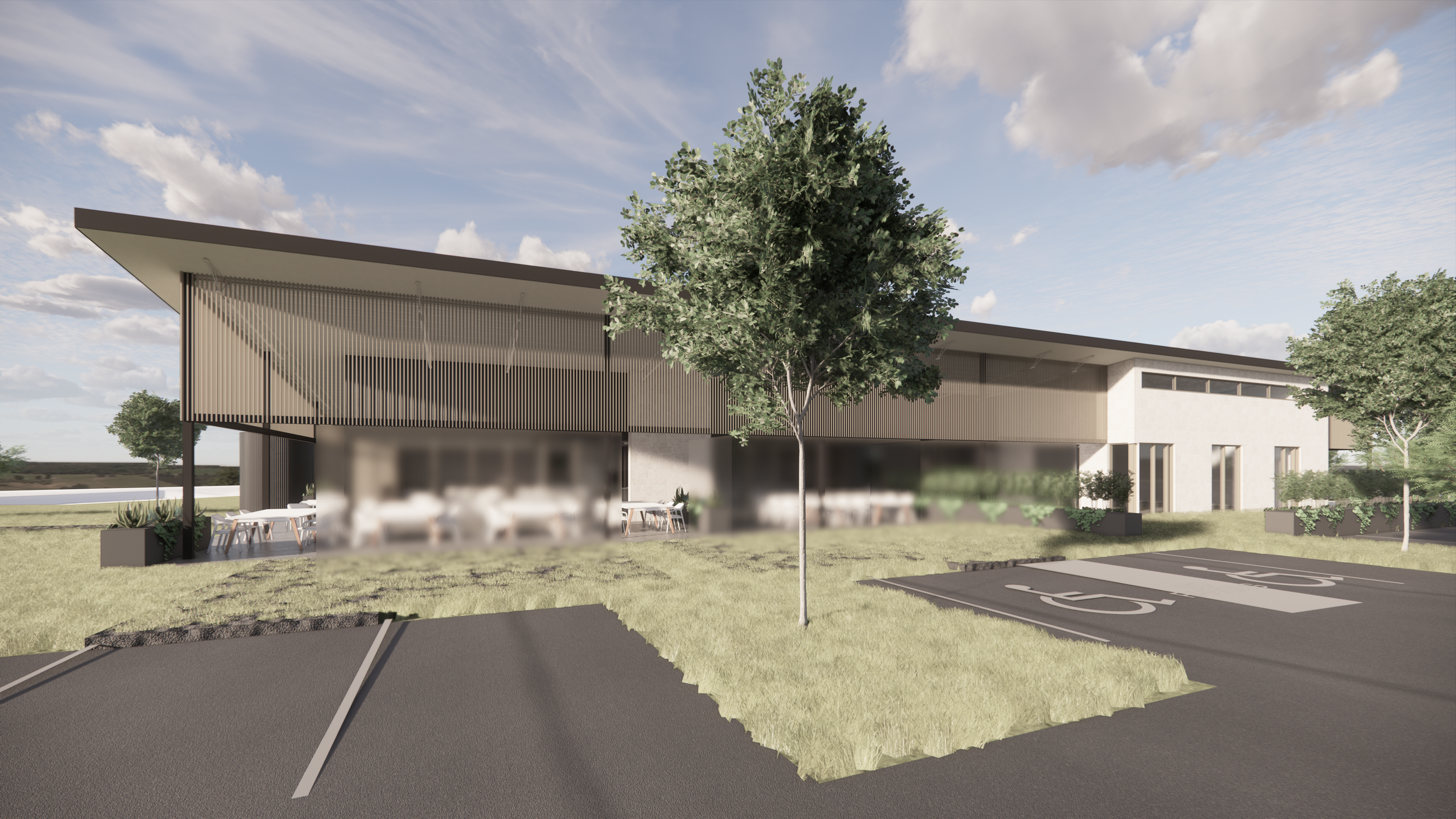 COFFEE HQ - New Construction Restaurant and Bar in Austin, TX for local coffee company. Custom Architecture and Interior Design services. Custom furniture design, lighting design and selection, custom millwork complement all-new kitchens, event space