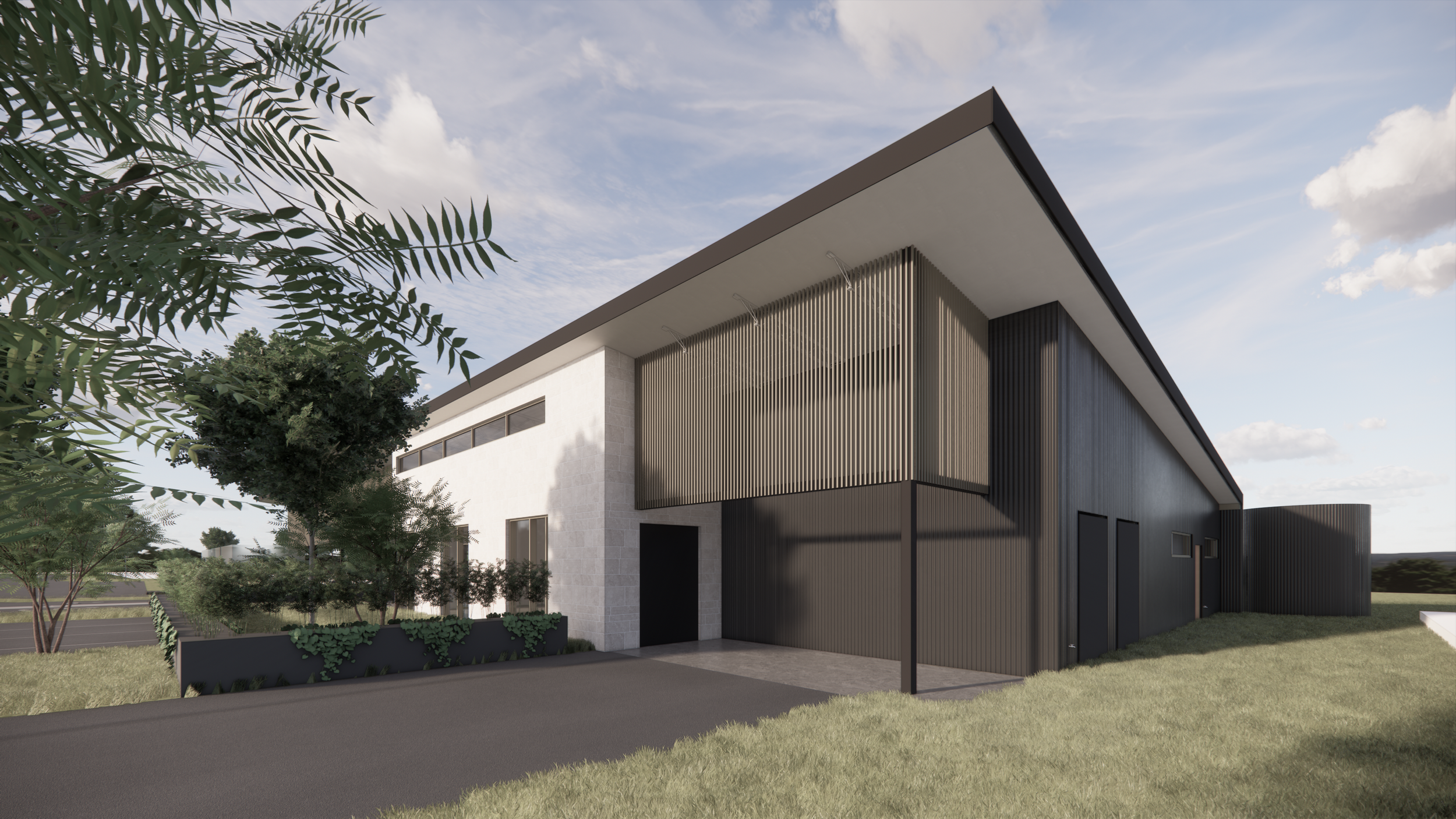 COFFEE HQ - New Construction Restaurant and Bar in Austin, TX for local coffee company. Custom Architecture and Interior Design services. Custom furniture design, lighting design and selection, custom millwork complement all-new kitchens, event space