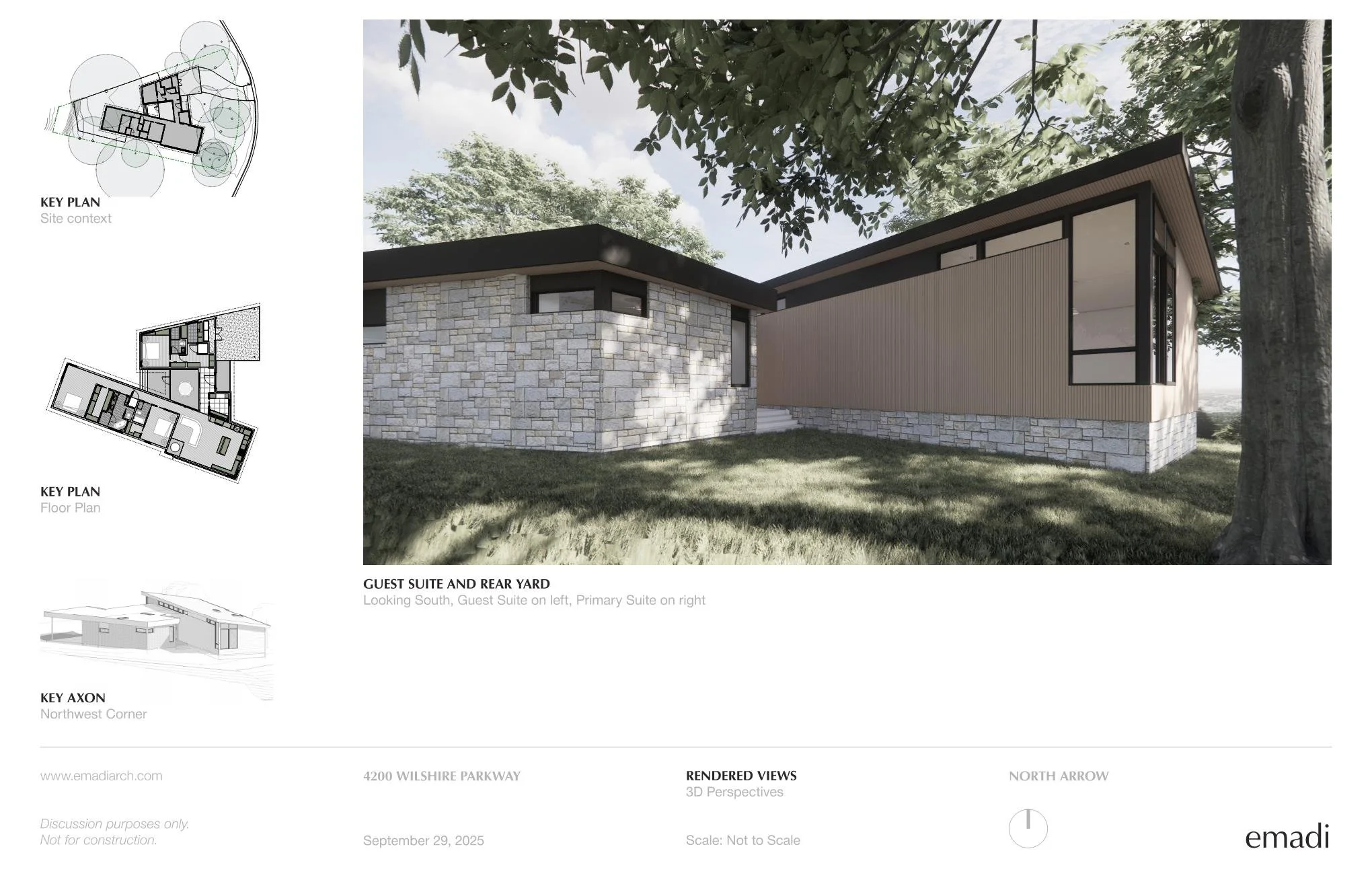 New Construction Mid-Century Modern Home in Austin, TX. Custom Architecture and Interior Design services. Historic neighborhood with mature trees, creek, and parks. Bright, open, airy spaces connect indoor and outdoor living spaces.  Custom residenti