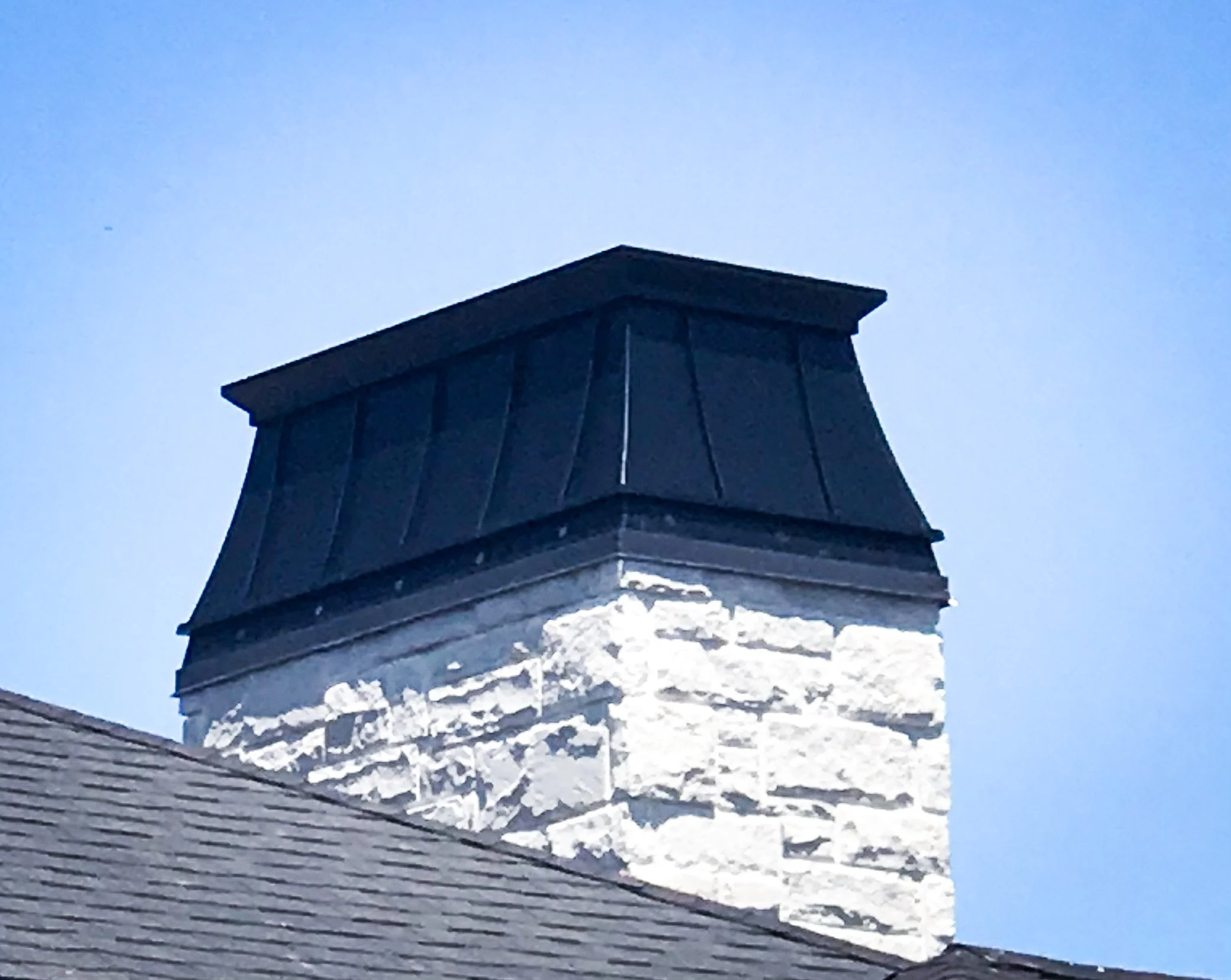 Custom Metal Chimney Cap and Hood