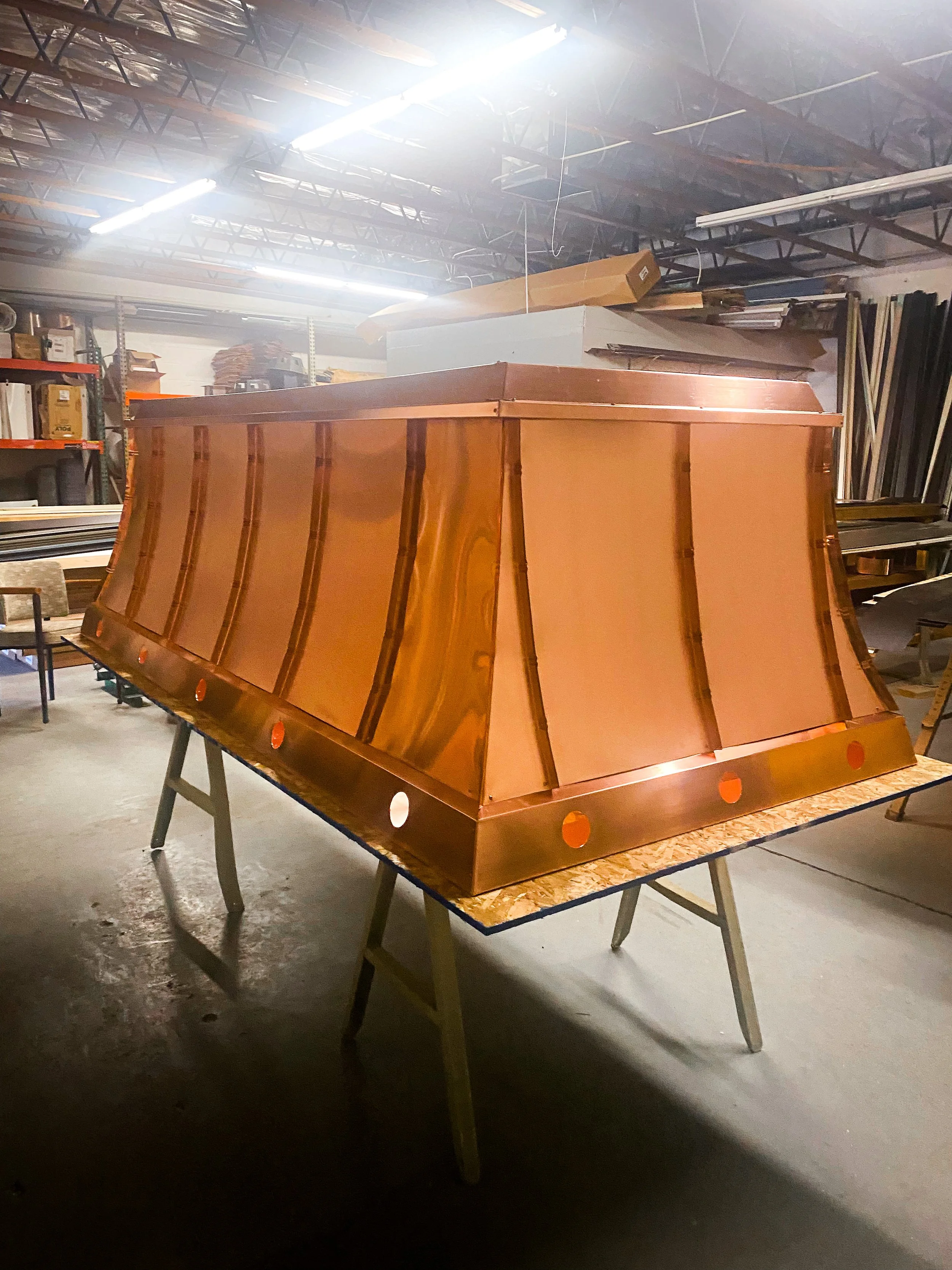Custom Metal Chimney Cap and Hood