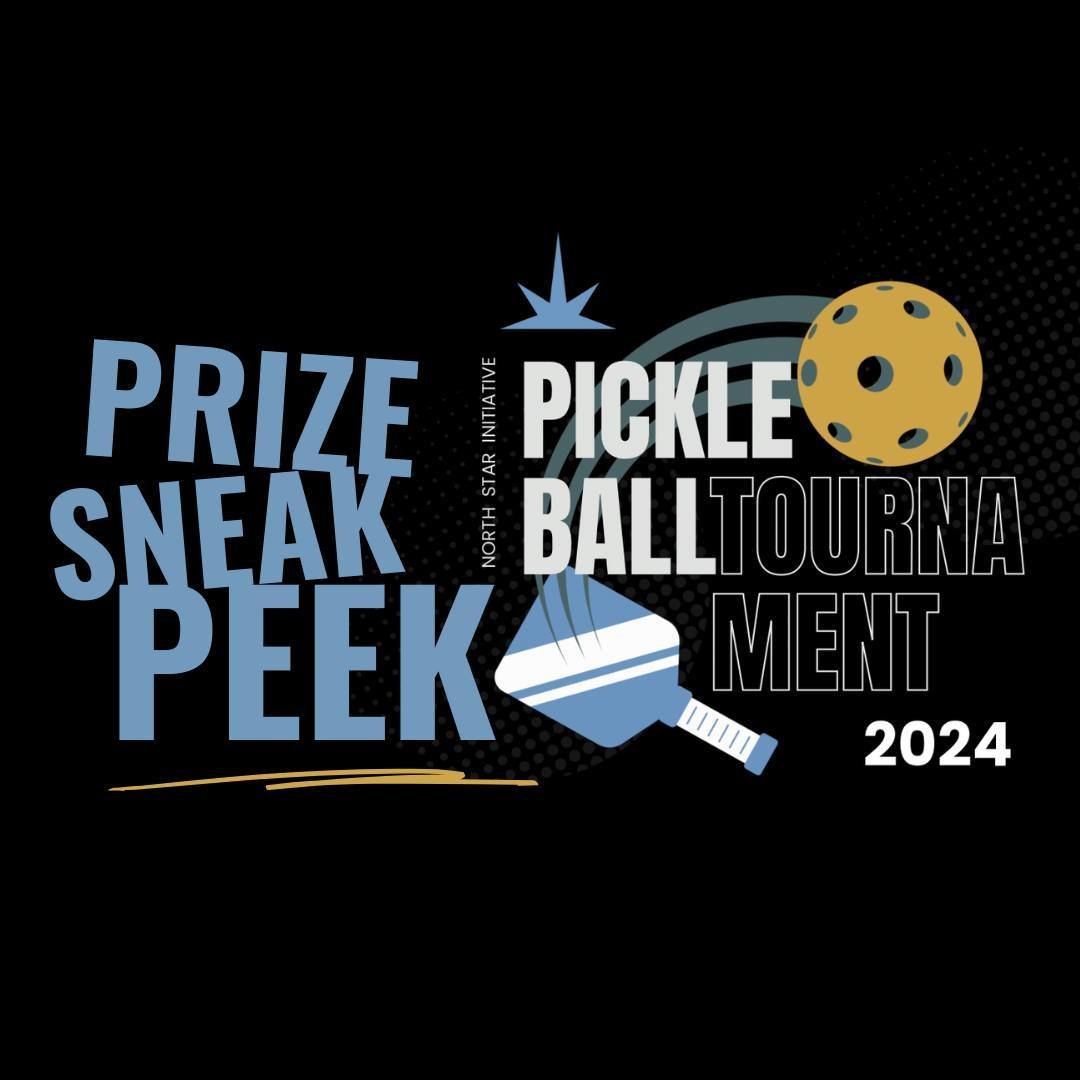 PRIZE SNEAK PEEK ⭐ NSI Annual Pickleball Tournament!

In addition to this year's featured prizes at all levels, each prize basket is filled with a long list of other goodies from Tropical Smoothie, Pop Daddy Snacks, North Star, Chick-fil-A and much m