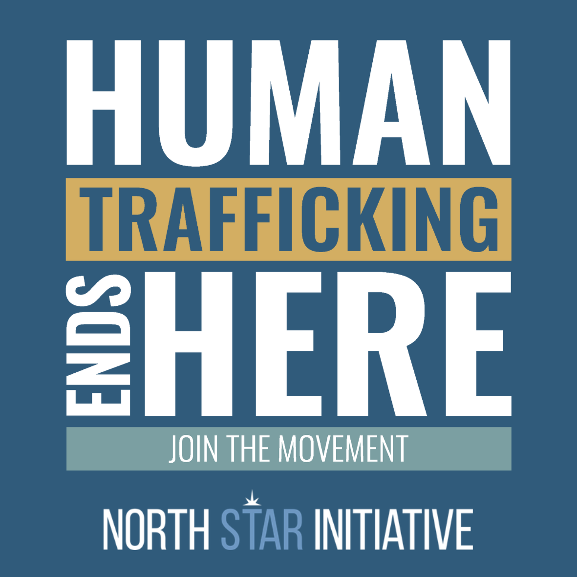 Human Trafficking Ends Here Sticker