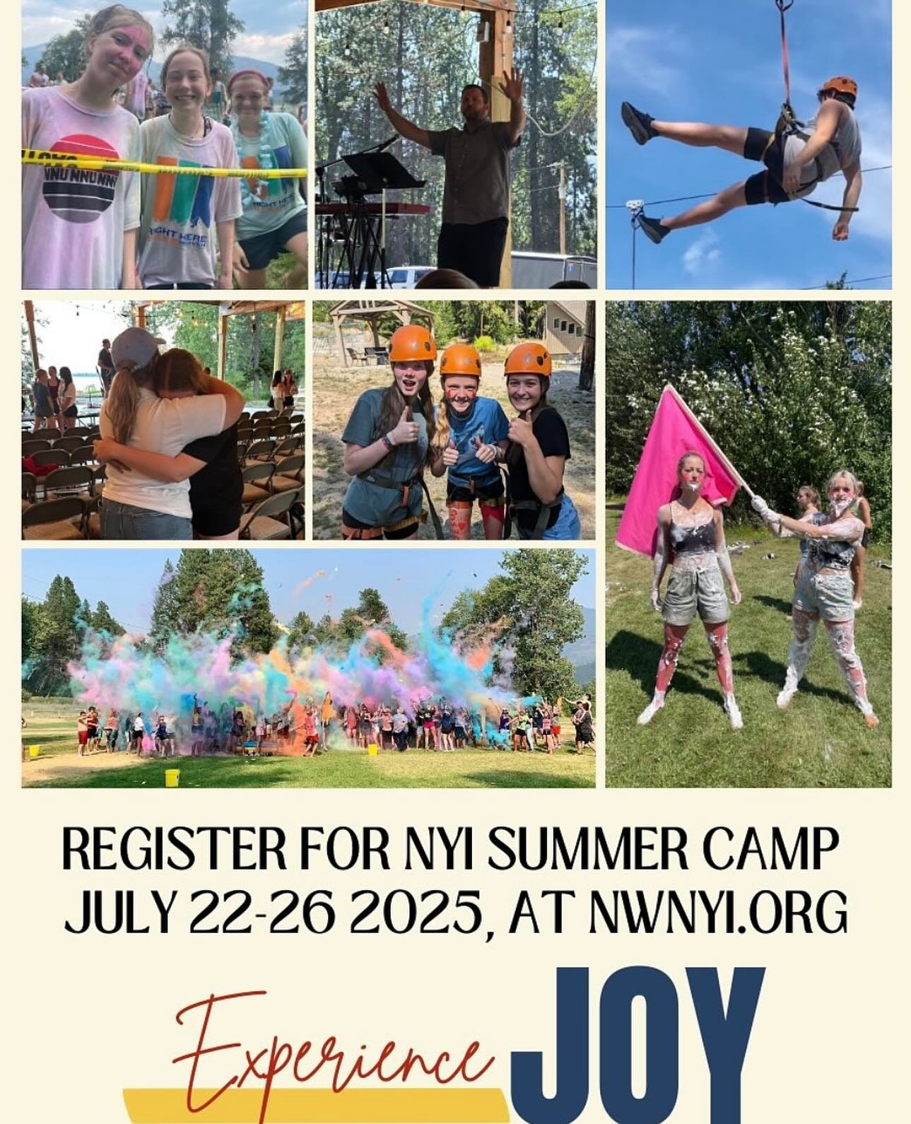 CALLING ALL INCOMING 7TH GRADERS THROUGH 2025 GRADUATES!!!
Teen Camp is right around the corner, and we’d LOVE for you to join us!
Early bird registration ends July 1st, so if you’re interested in coming, make sure you sign up as soon a