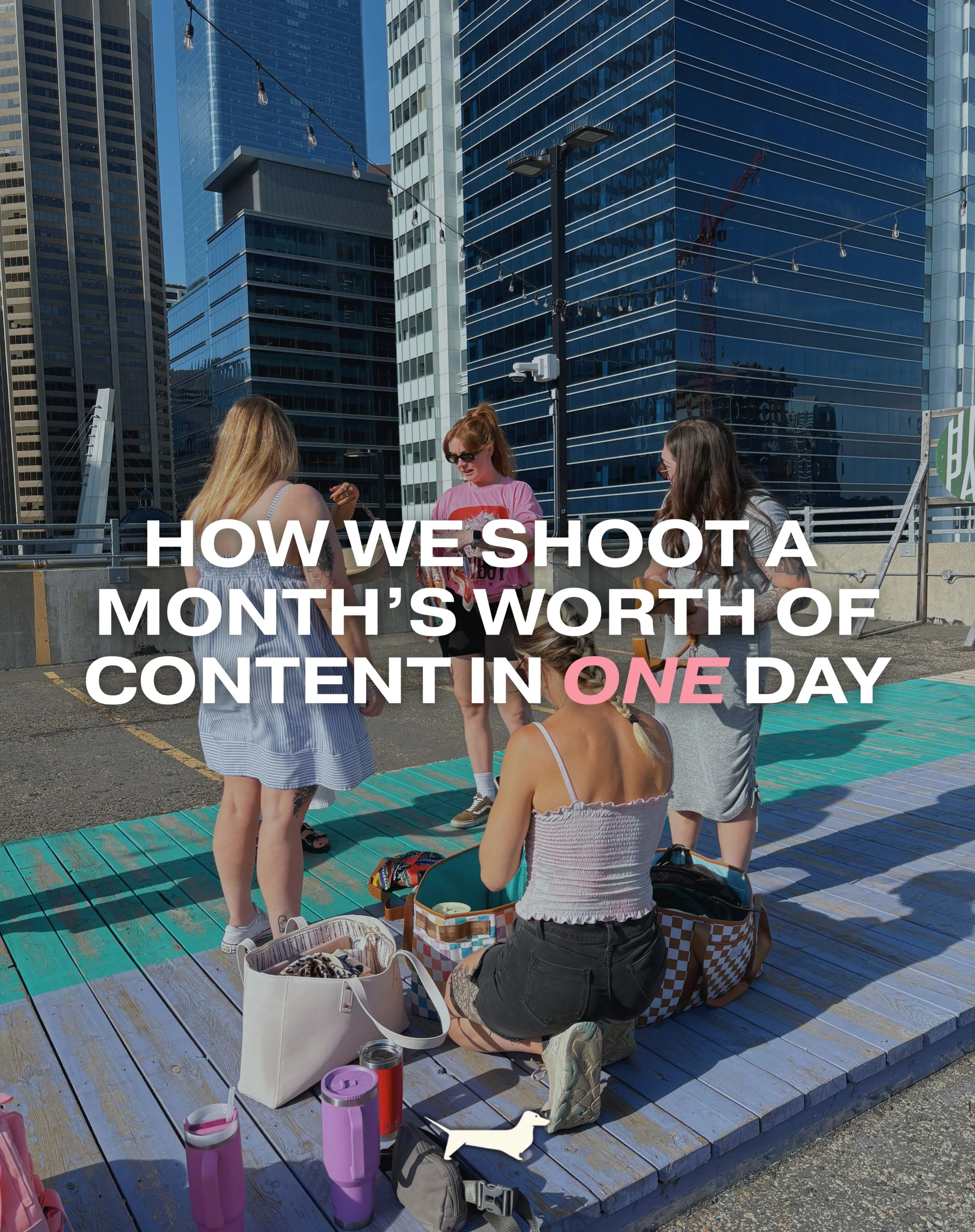 The math is mathing.

1 day of shooting

A little ✨strategy✨

A LOT of content

= 1 month of not scrambling for something to post

Batching content is our love language.

Ready to make your content bark back?