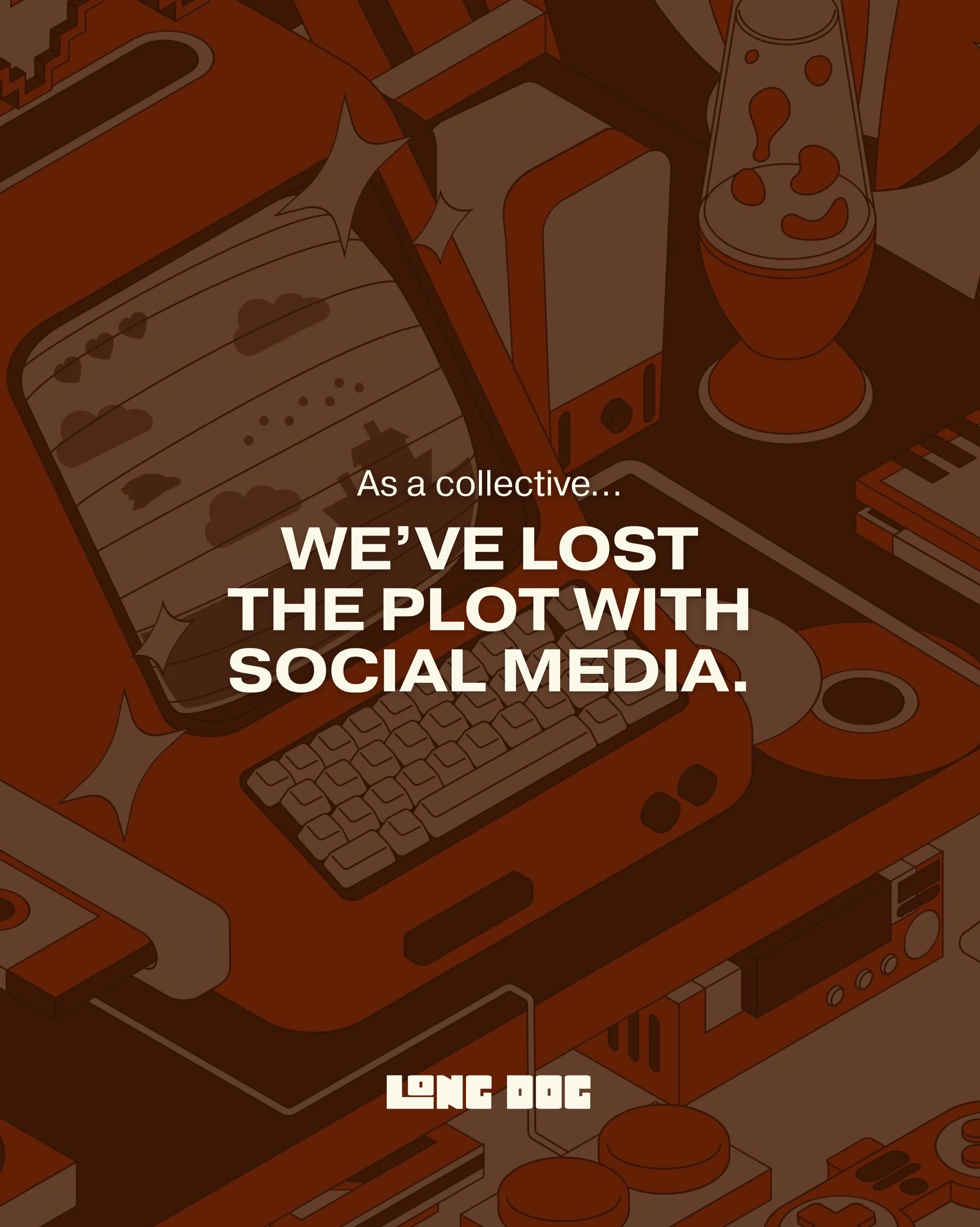 Somehow we have managed to make social media way more complicated than it needs to be.

Algorithms. Metrics. Trends. AI. &ldquo;Best times to post.&rdquo; 🤯

At the end of the day, social media is about being SOCIAL. Create something people actually