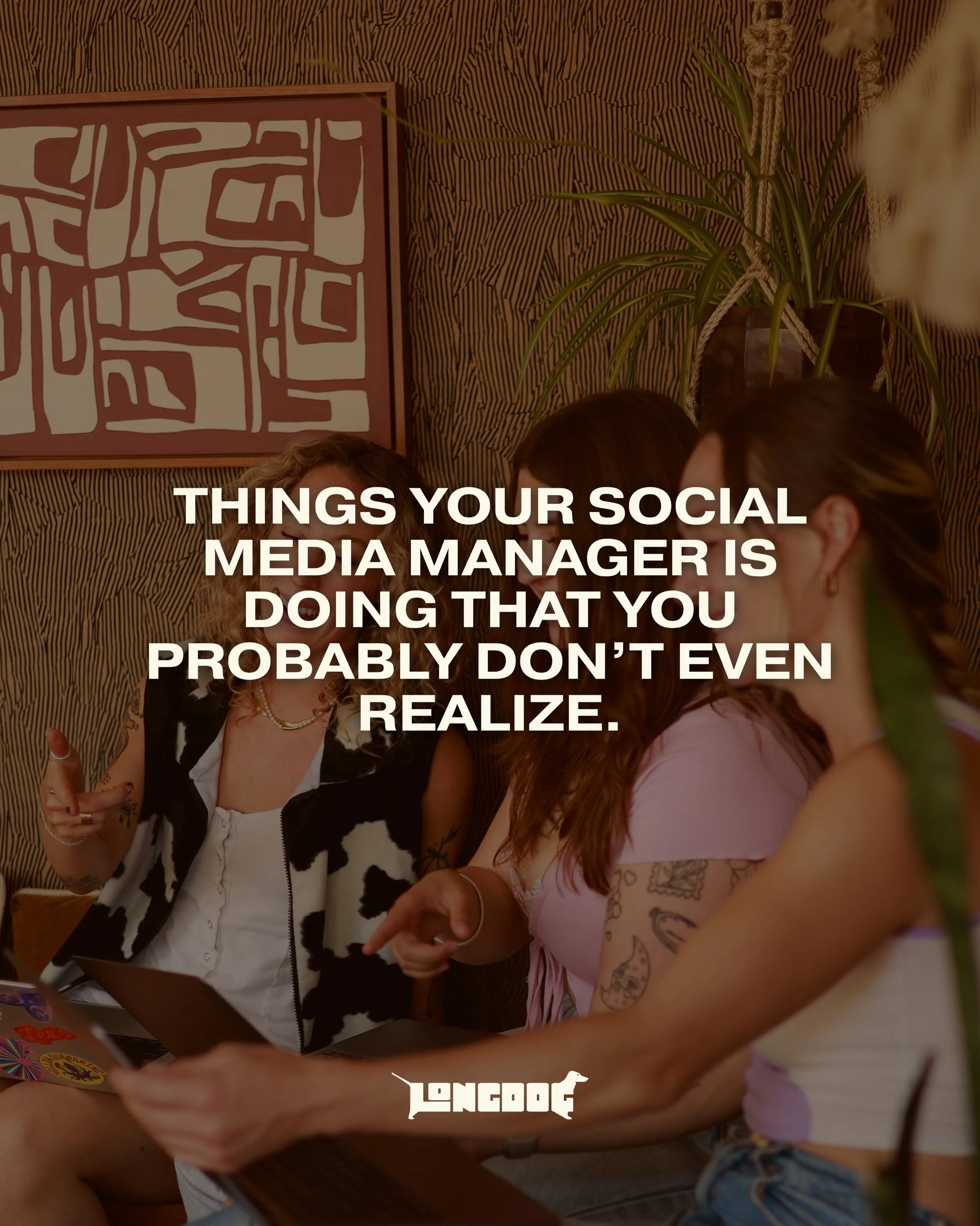 Think your social media manager just &ldquo;posts stuff&rdquo;? Think again. 👀

From strategy and content creation to analytics, engagement, trends, scheduling, and everything in between&hellip;there&rsquo;s a LOT happening behind the scenes. 🐾📱

