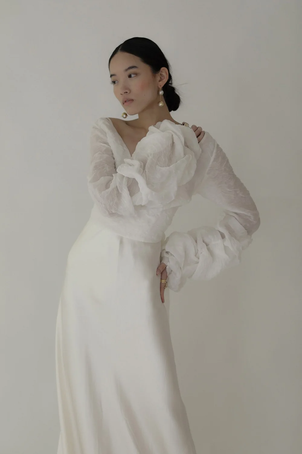 Bardot Earring by A.B. ELLIE Bridal Accessories — A.B. ELLIE