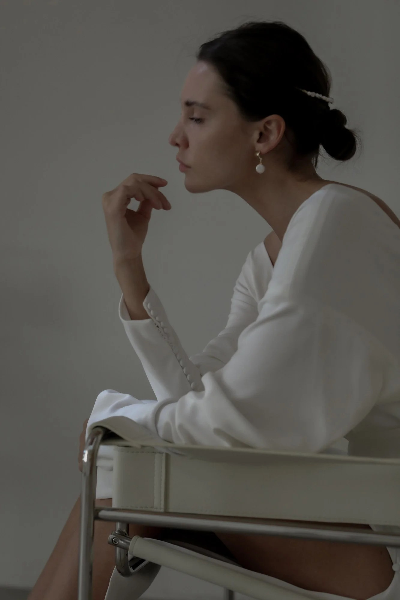 Mini Pearl Drop by A.B. ELLIE Bridal Accessories — A.B. ELLIE
