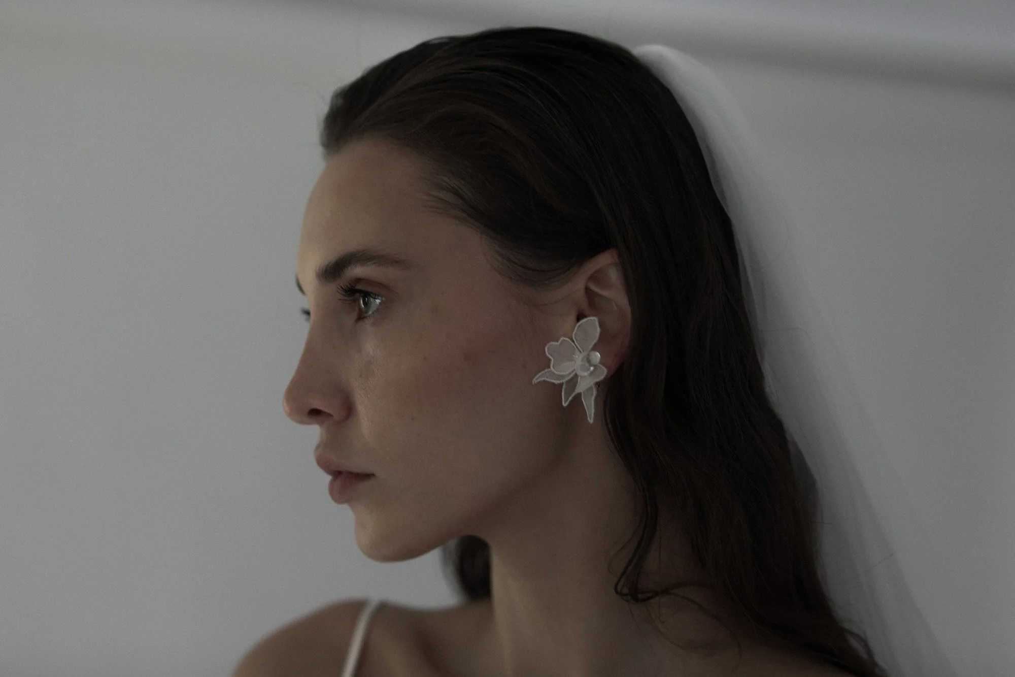 Charlee Stud Earrings by A.B. ELLIE Bridal Accessories — A.B. ELLIE