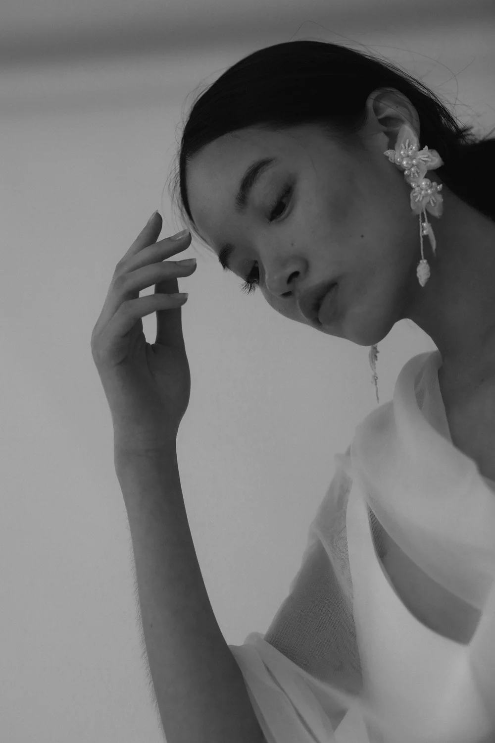 Lola Tier Earrings by A.B. ELLIE Bridal Accessories — A.B. ELLIE 