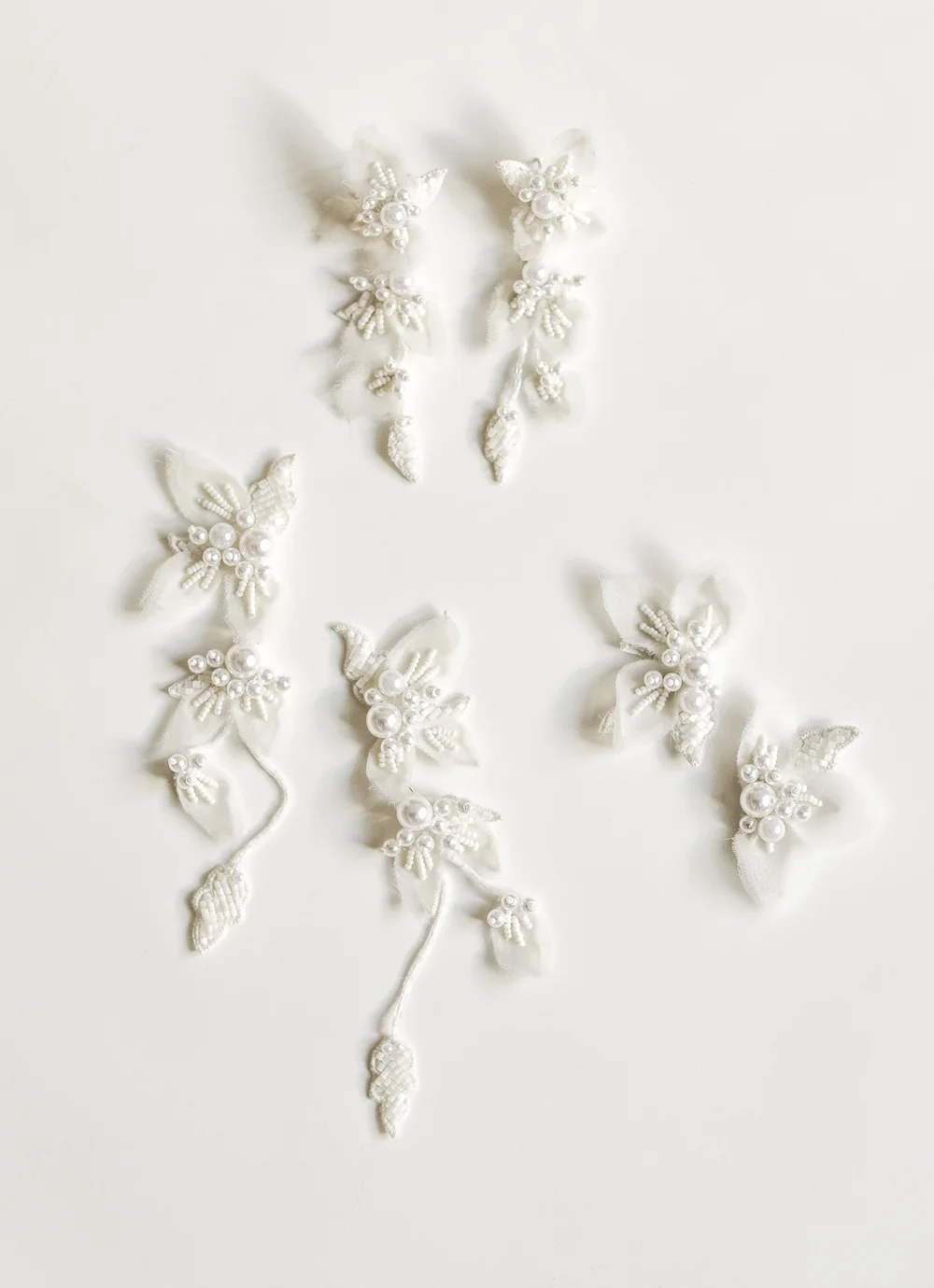 Lola Tier Earrings by A.B. ELLIE Bridal Accessories — A.B. ELLIE 