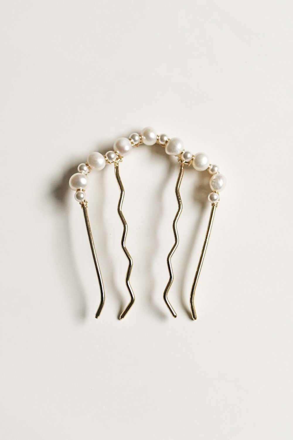 Paloma Freshwater Pearl Comb by A.B. ELLIE Bridal Accessories — A.B. ELLIE