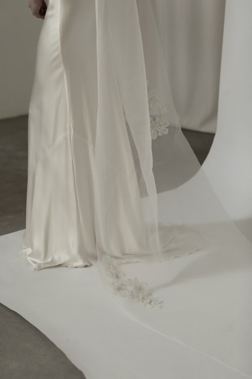 Hutton Pearl Veil by A.B. Ellie Bridal Accessories — A.B. Ellie
