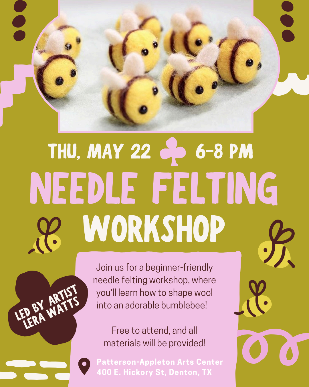 Needle Felting Workshop