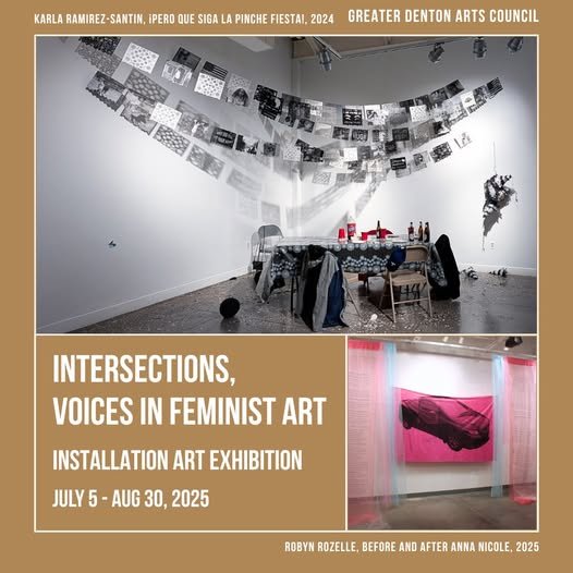Intersections, Voices in Feminist Art Opening Reception