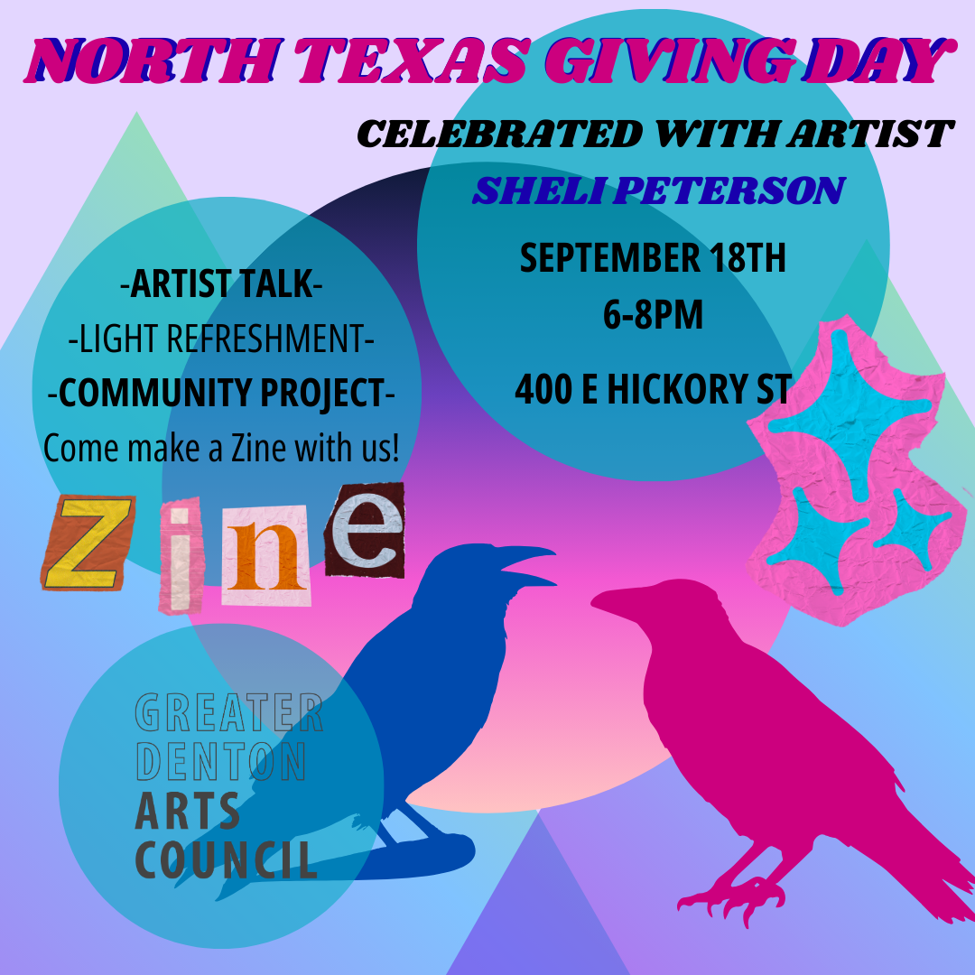 NTX Giving Day with Sheli Petersen, Artist & Author of “Rascally Ravens of Greystone Farm”