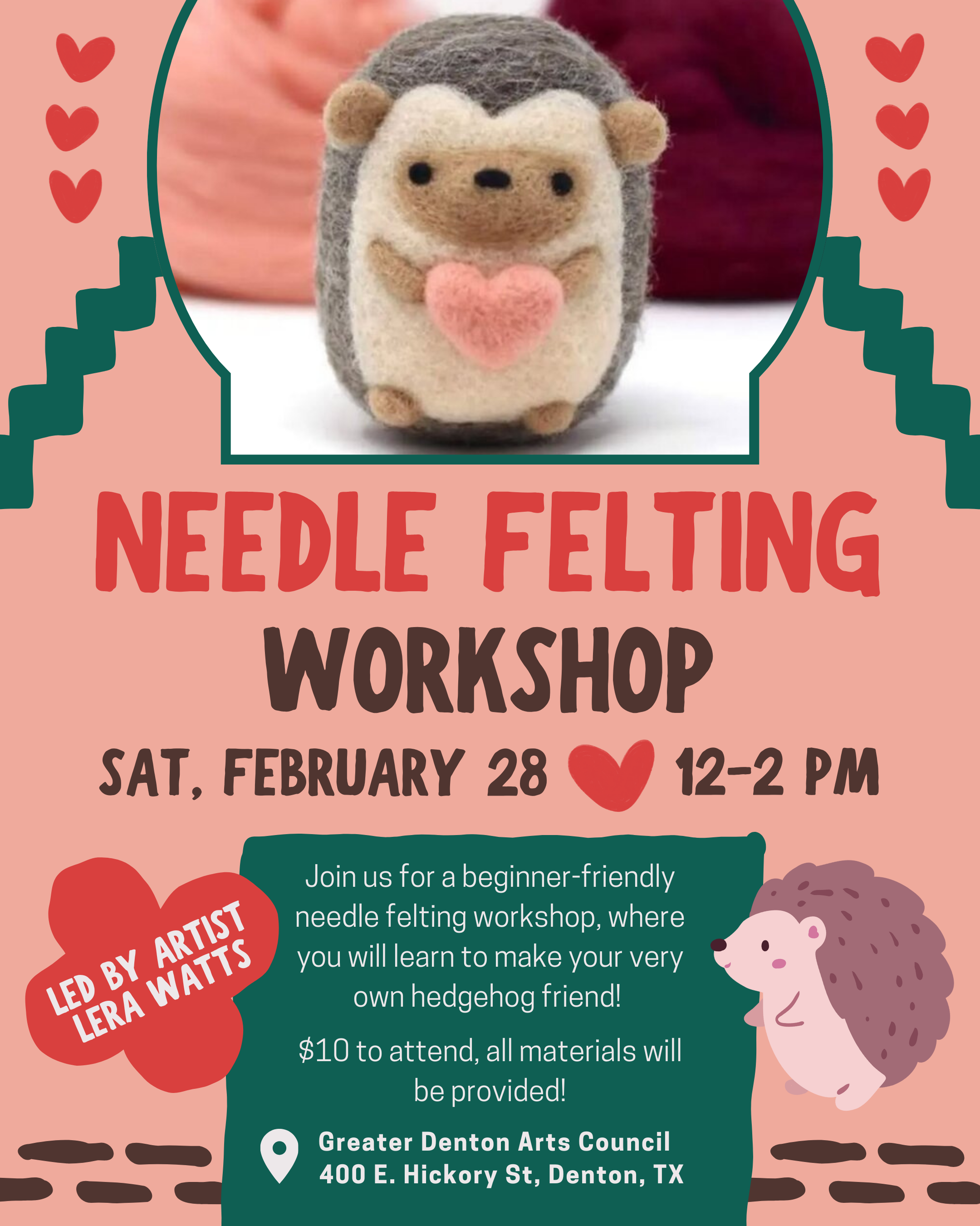 Needle Felting Workshop