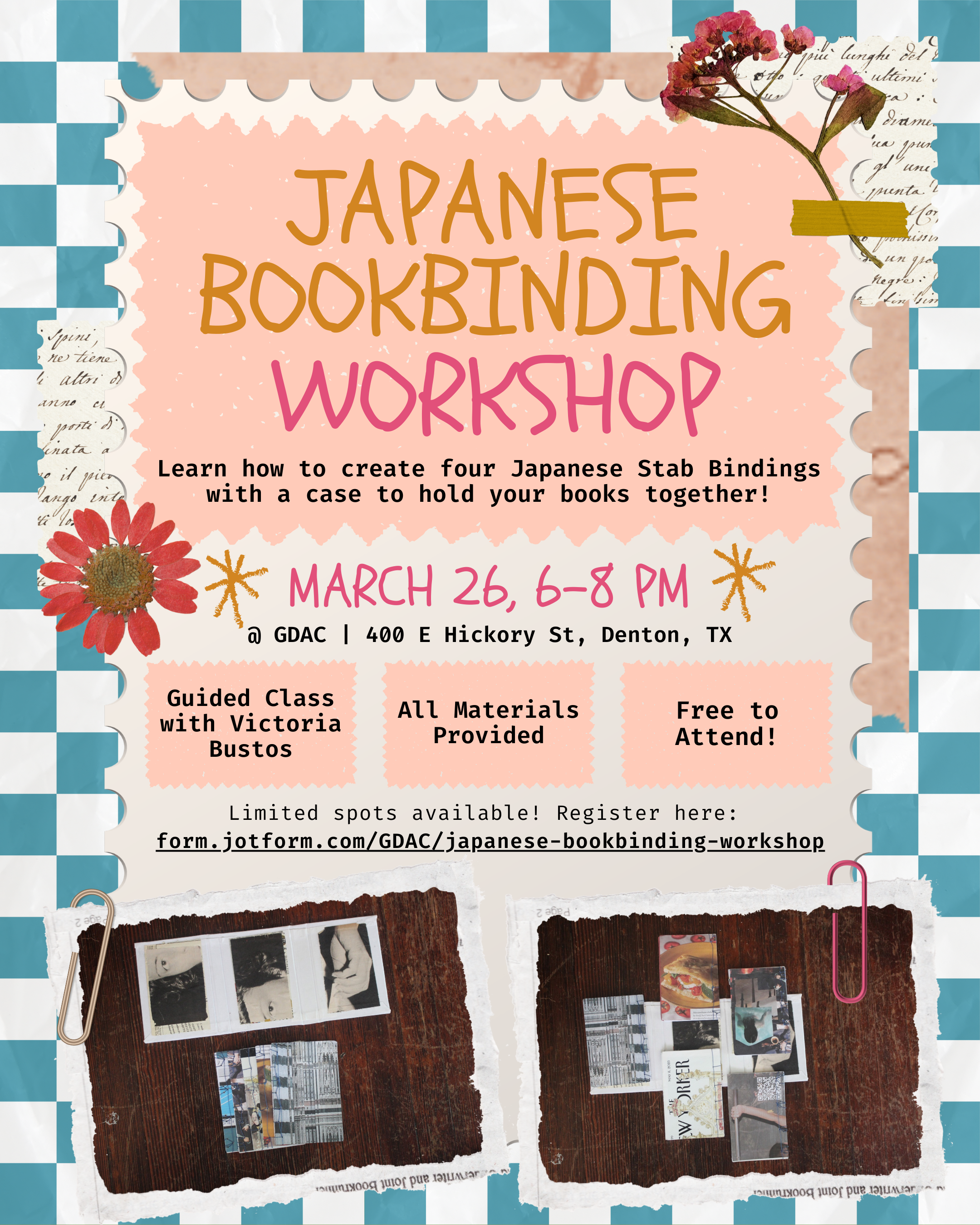 Japanese BookBinding Workshop