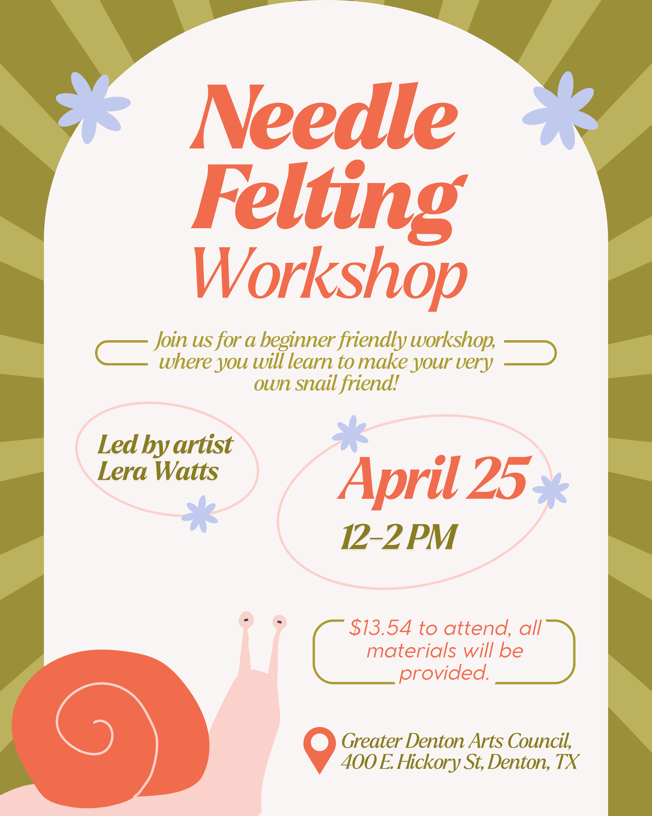 Needle Felting Workshop
