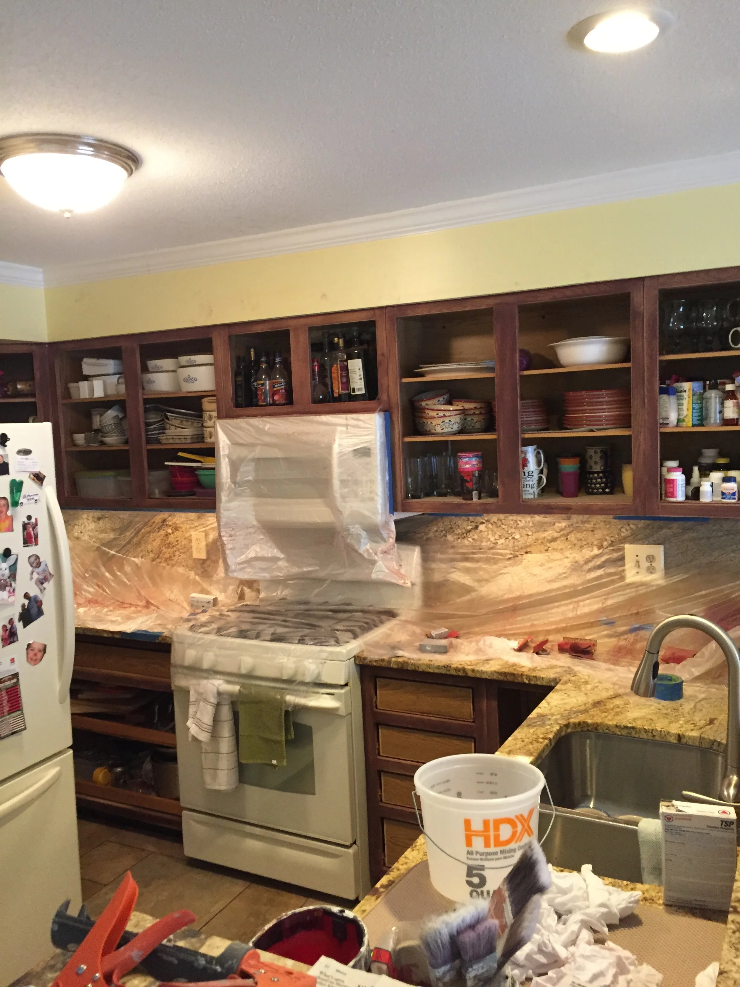 Residential project before photo