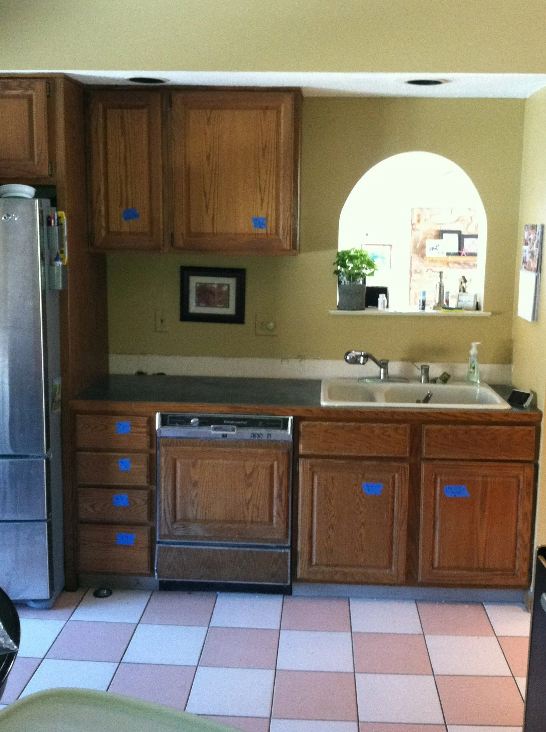 Residential project before photo