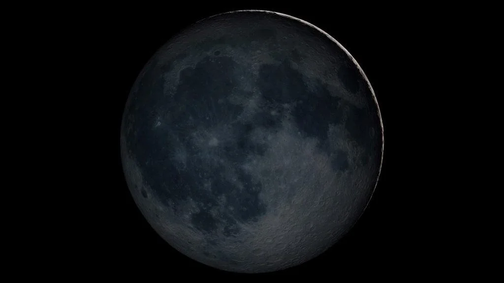 Caress for the new moon 