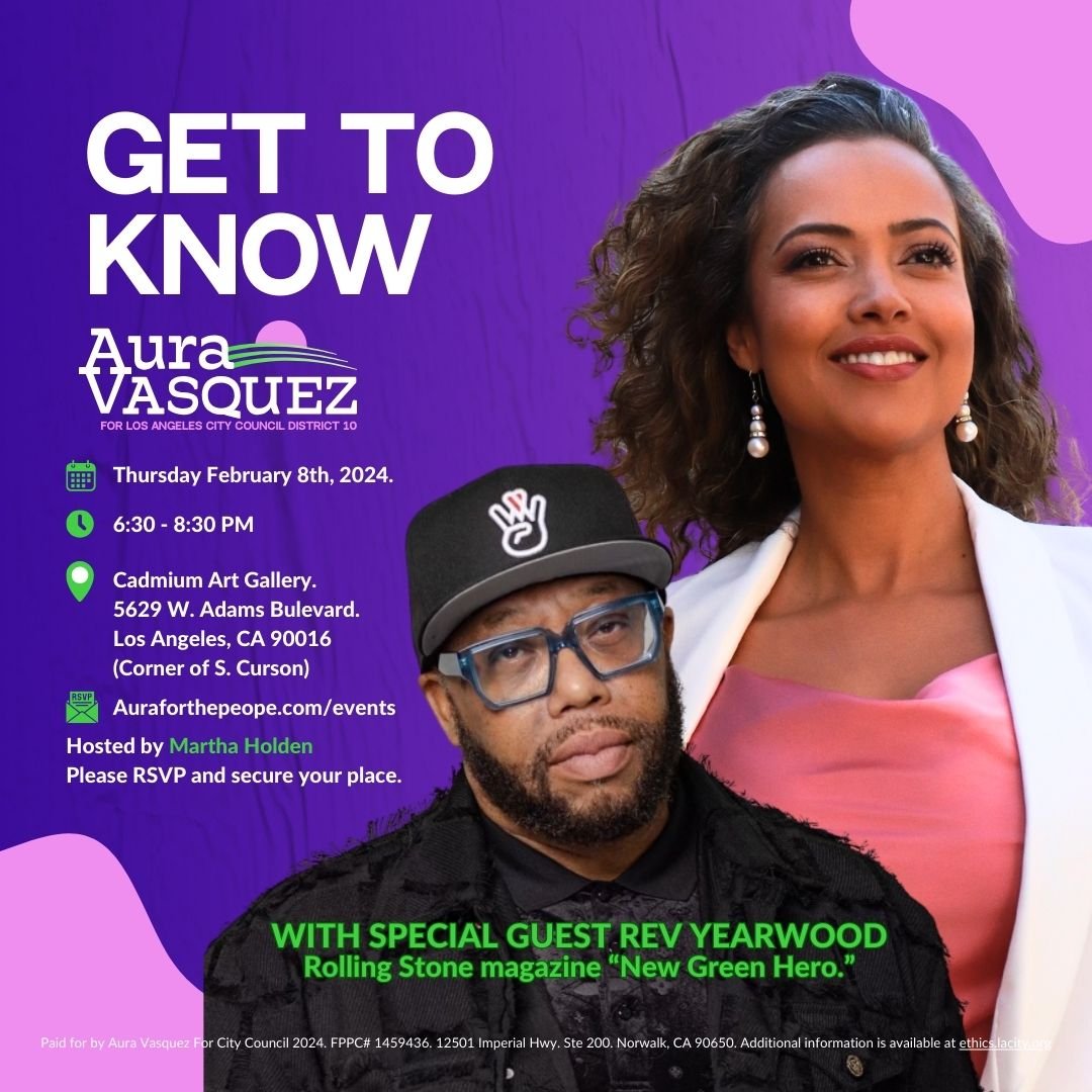 Get to Know Aura Vasquez with Special Guest Rev Yearwood