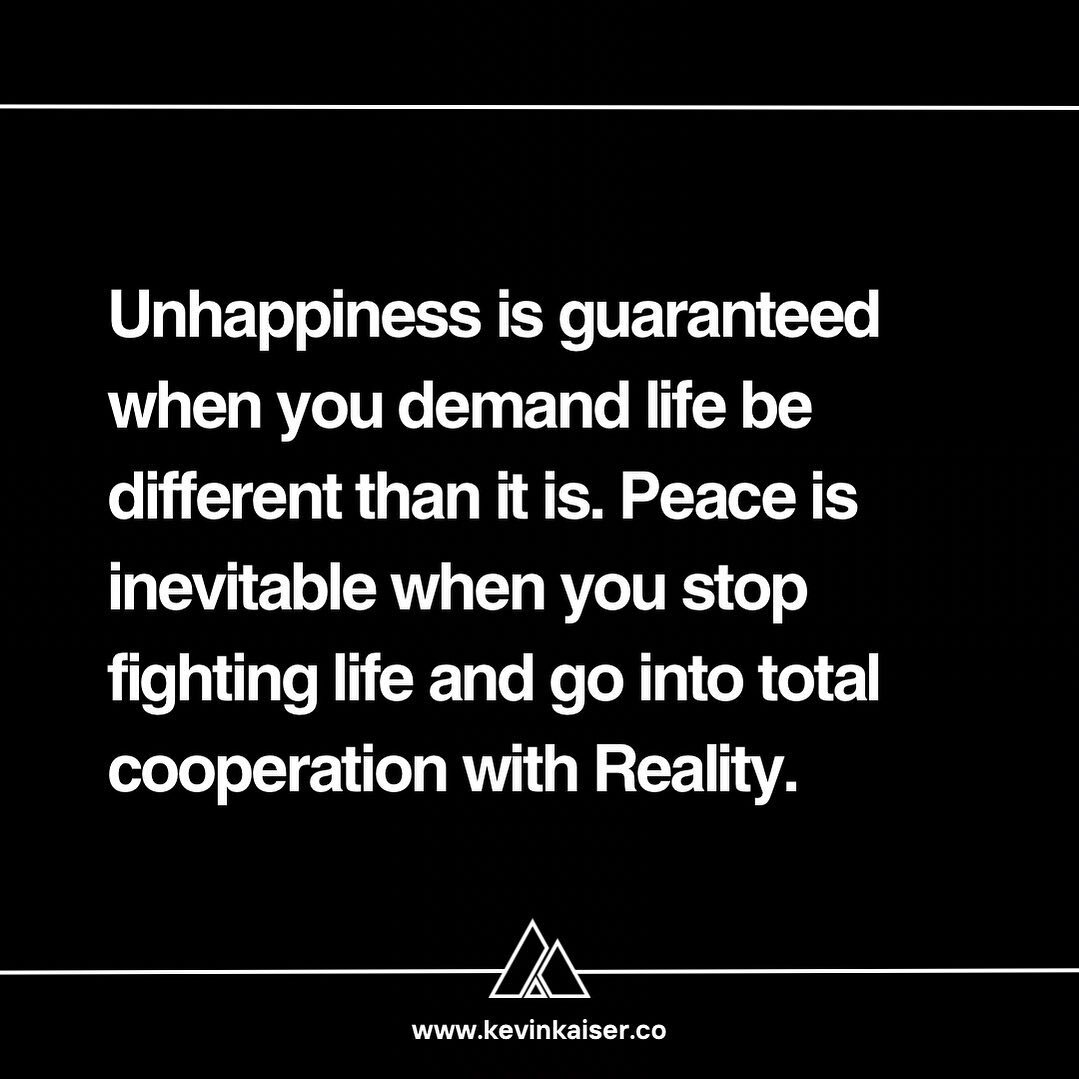 We spend a lot of energy fighting life and wishing reality would change to meet our expectations. It&rsquo;s a sure recipe for suffering. Who needs that? What would happen if you trust life even when circumstances are uncomfortable?
